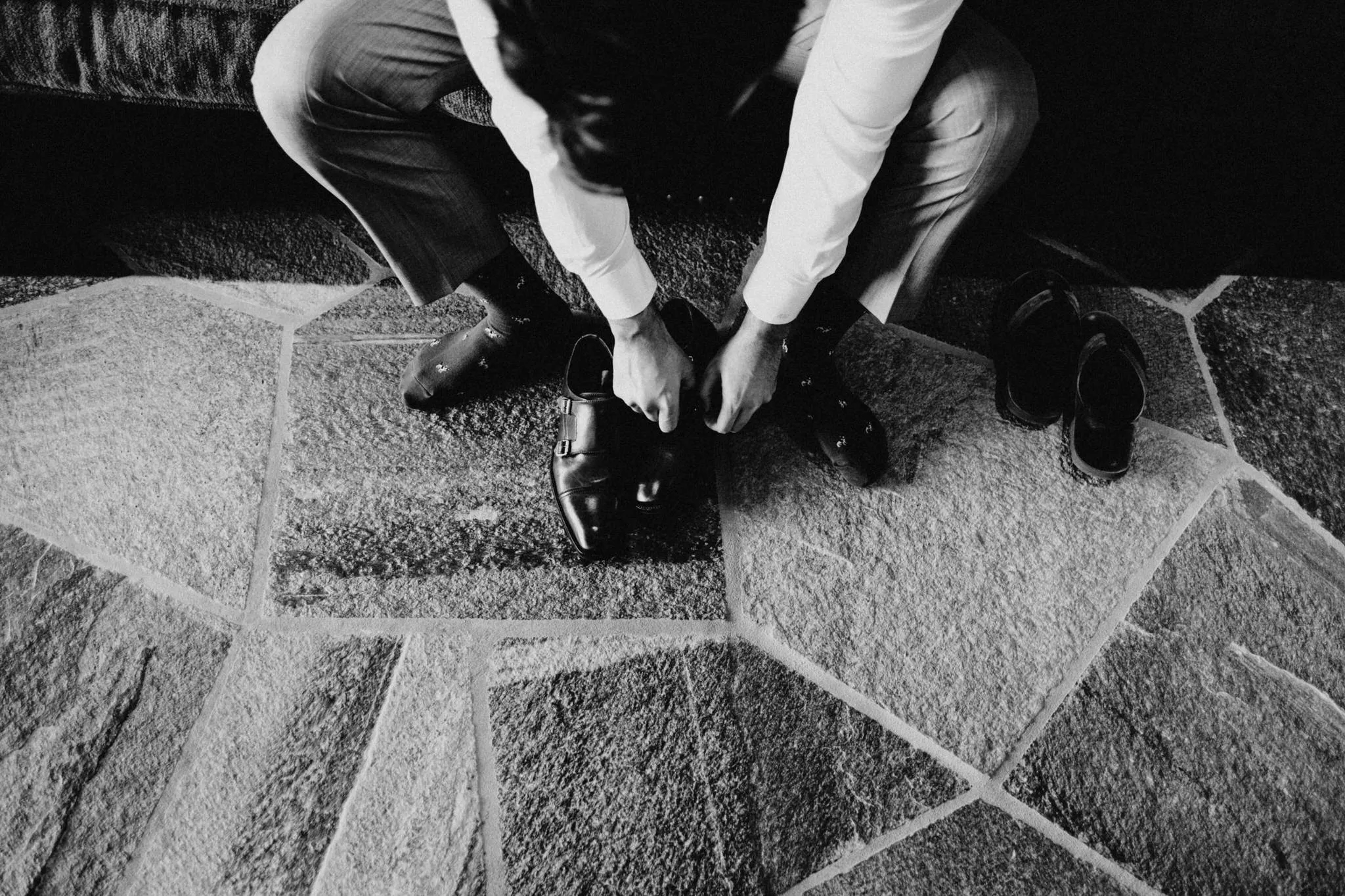Wedding in Arizona, Sedona - Groom's getting ready