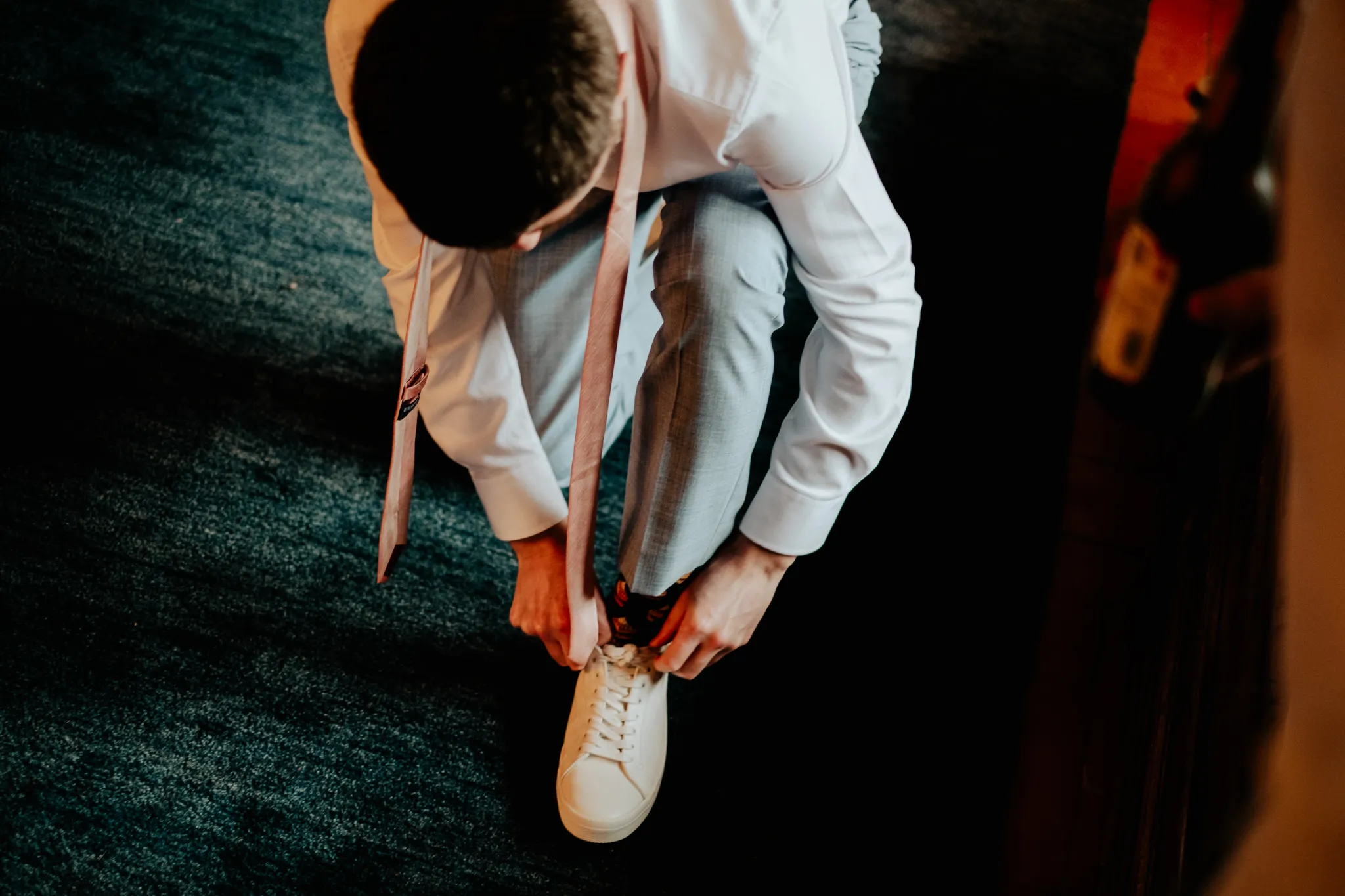 Wedding in Volterra, Tuscany Villa - Groom getting ready