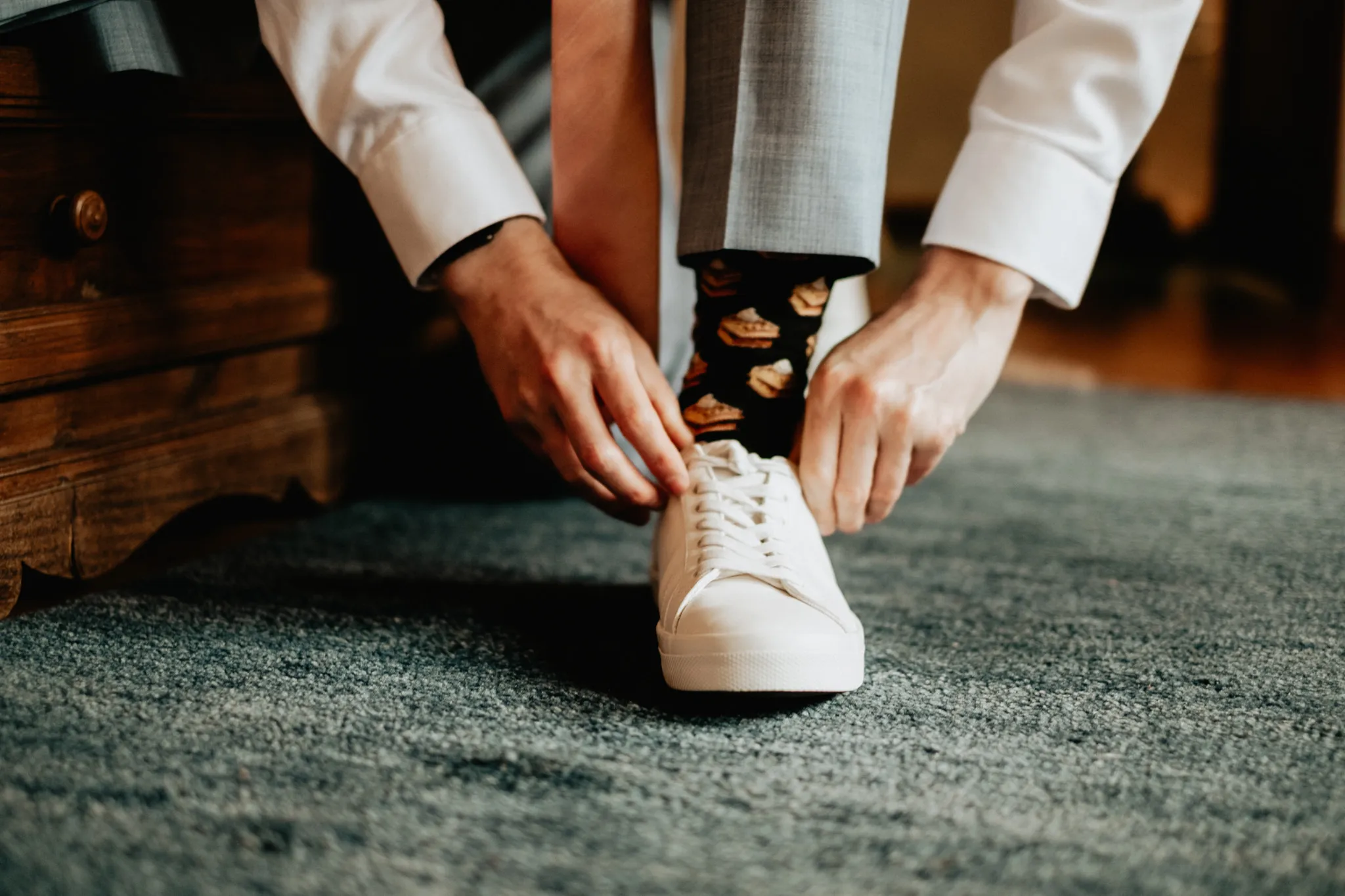 Wedding in Volterra, Tuscany Villa - Groom getting ready
