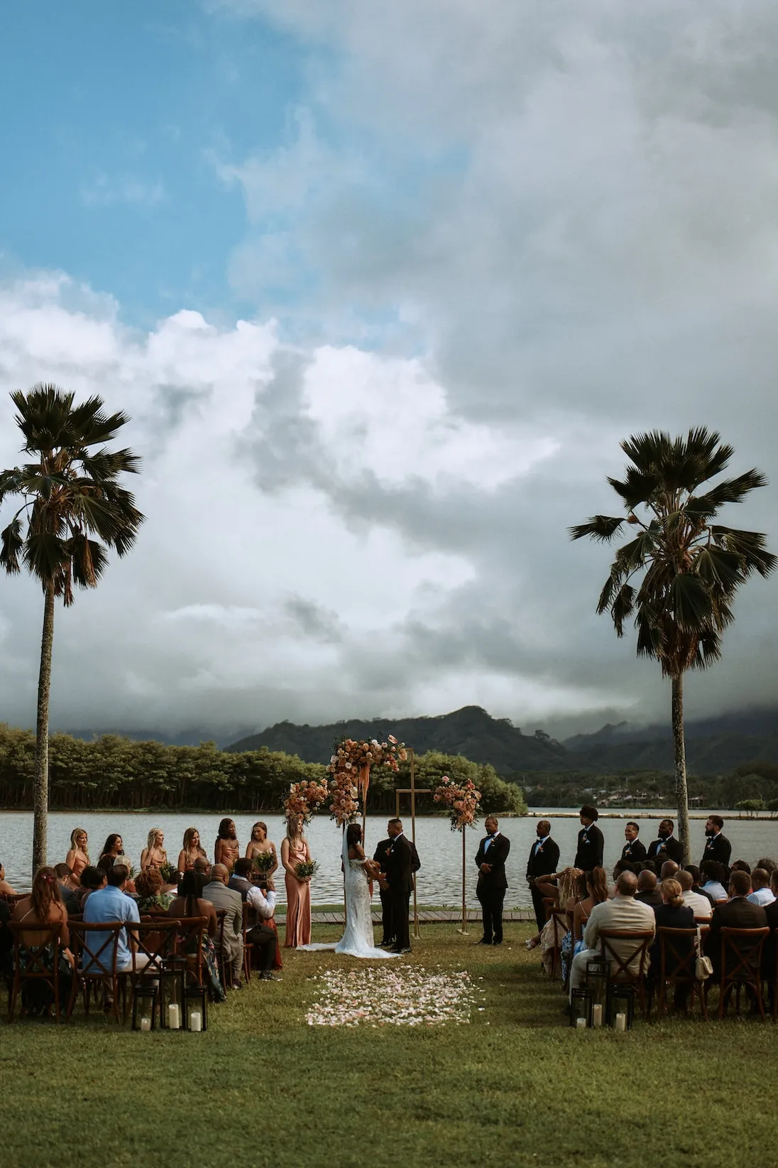 Ceremony - Wedding at Kualoa Ranch in Honolulu, Hawaii
