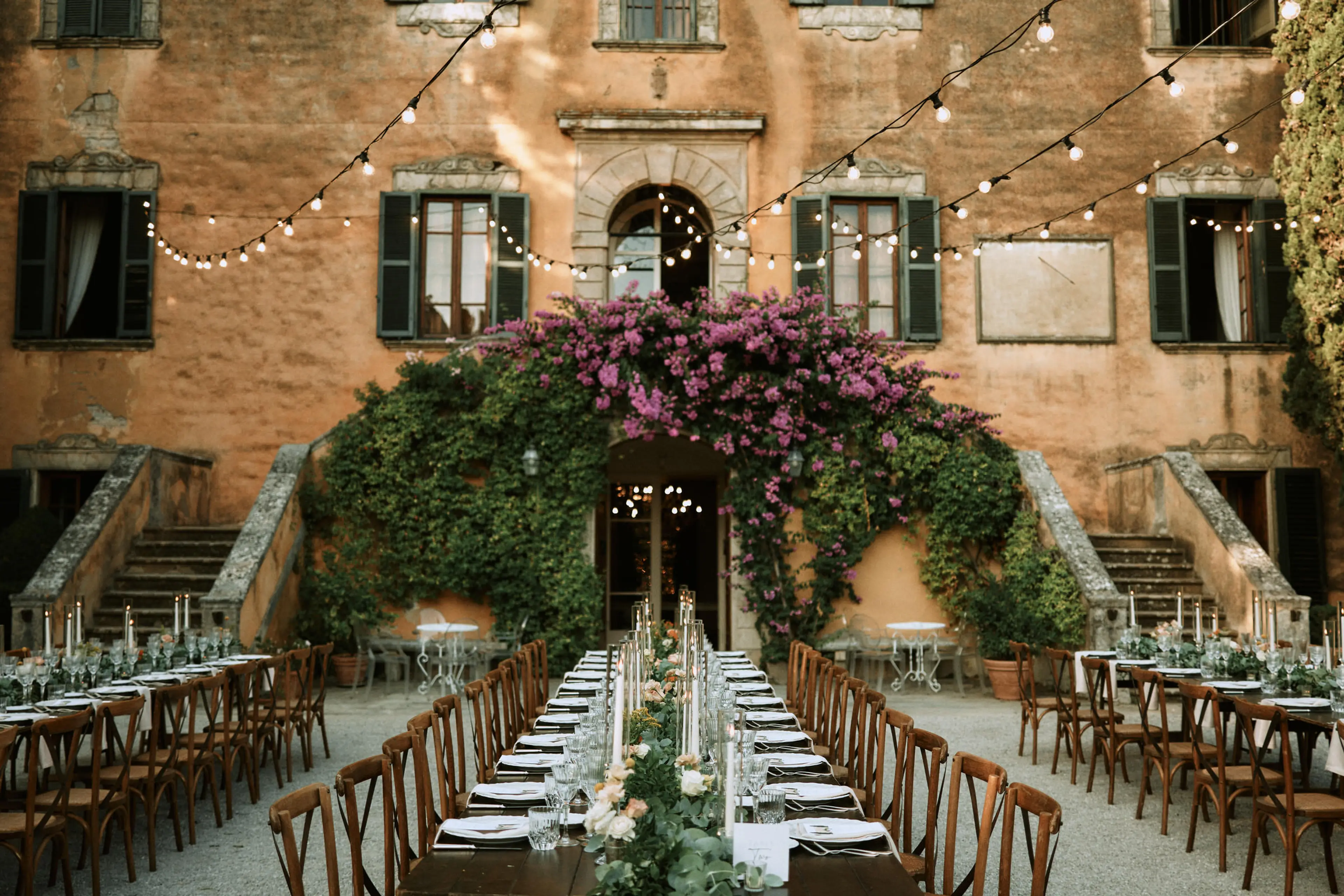 Villa Ulignano Wedding reception