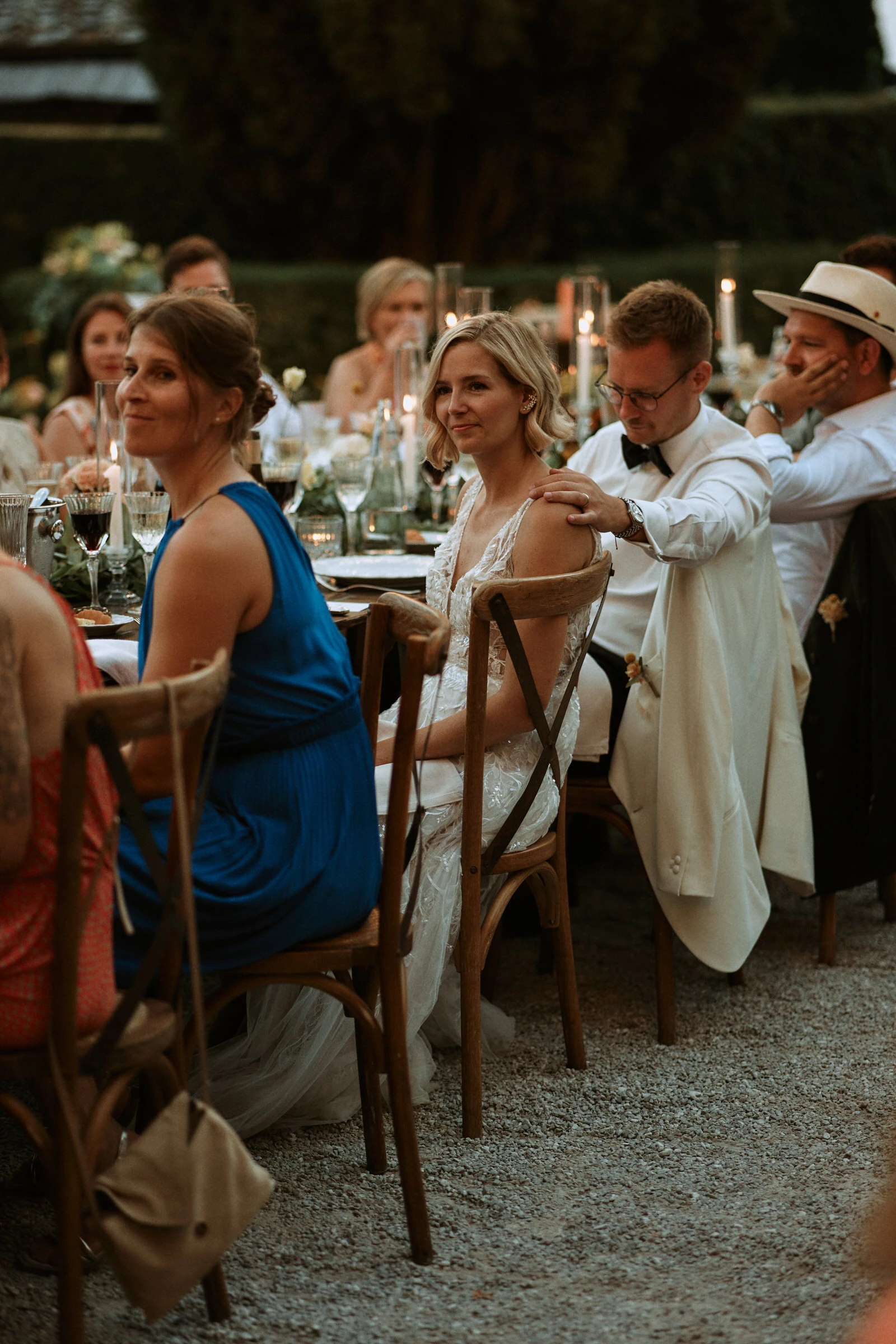 Reception - Villa Ulignano Wedding dinner