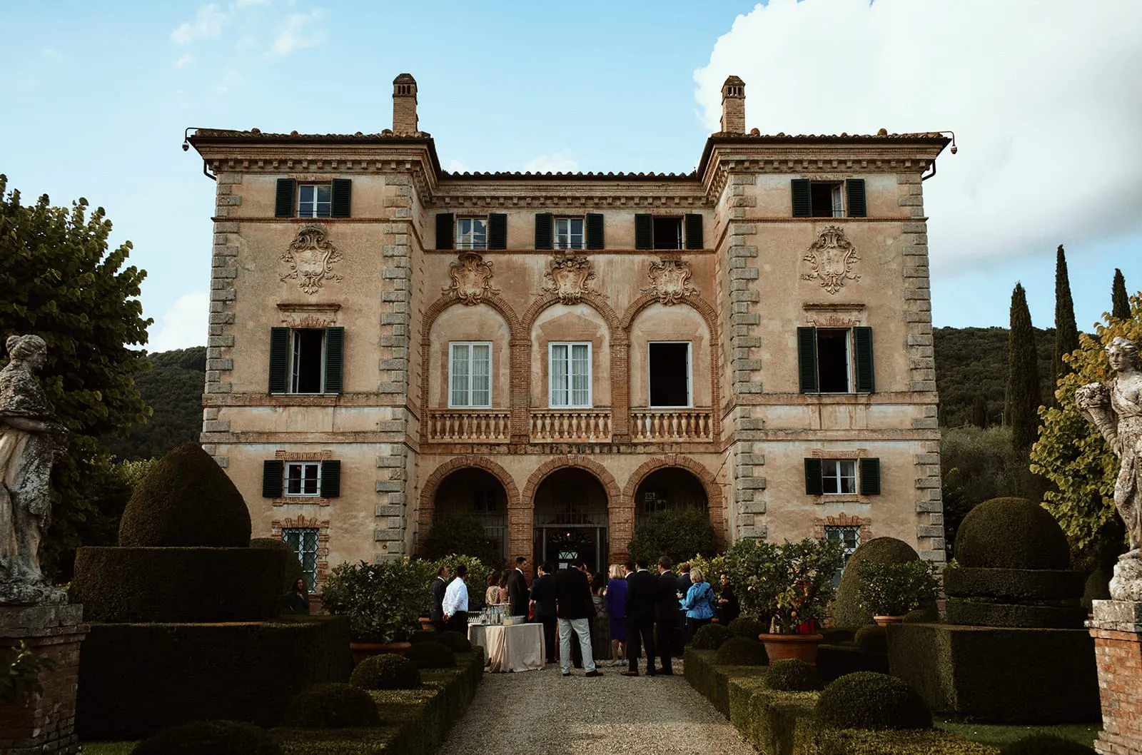 Wedding Ceremony - Autumn Wedding Ceremony at Villa Cetinale, Siena, Tuscany