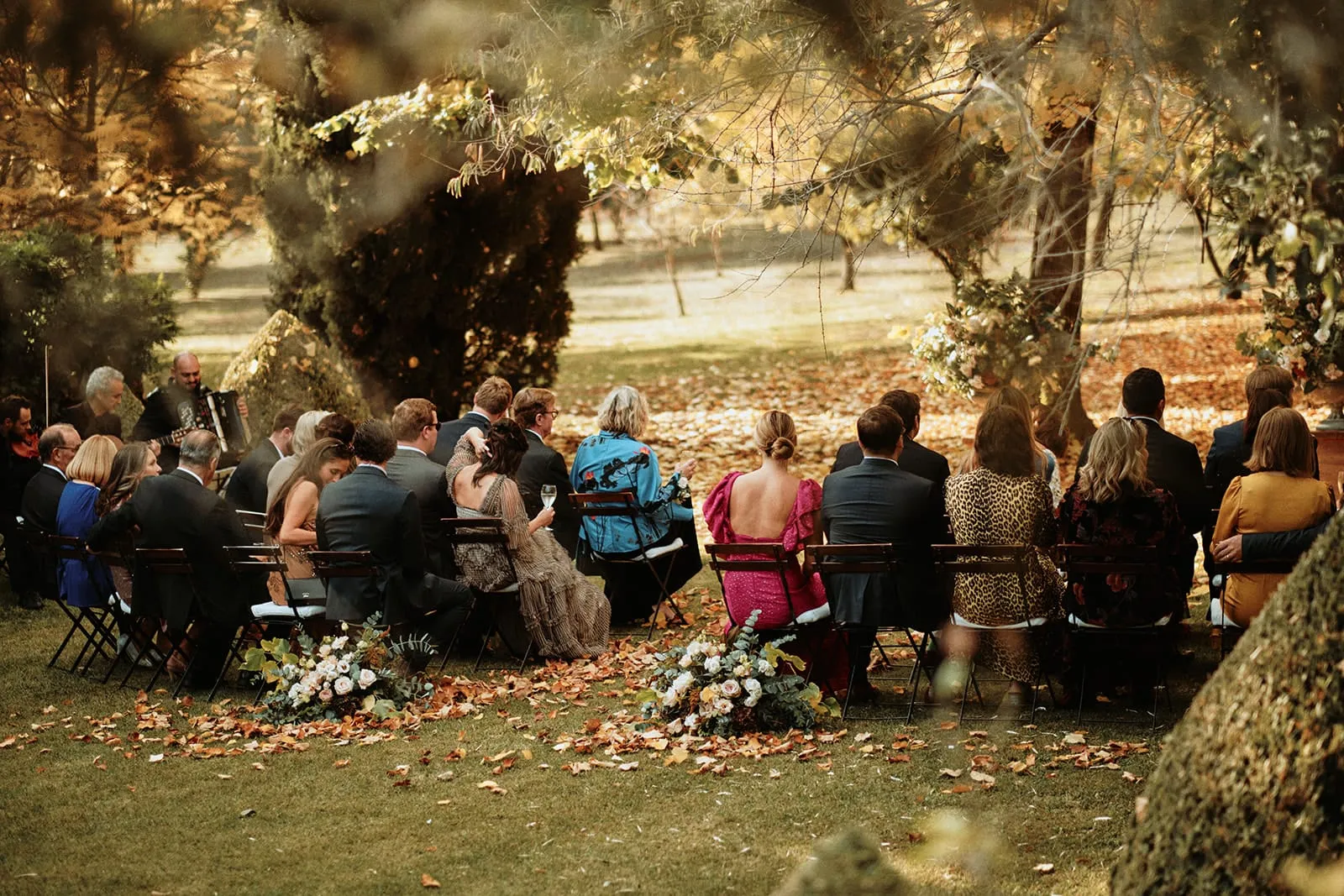 Wedding Ceremony - Autumn Wedding Ceremony at Villa Cetinale, Siena, Tuscany