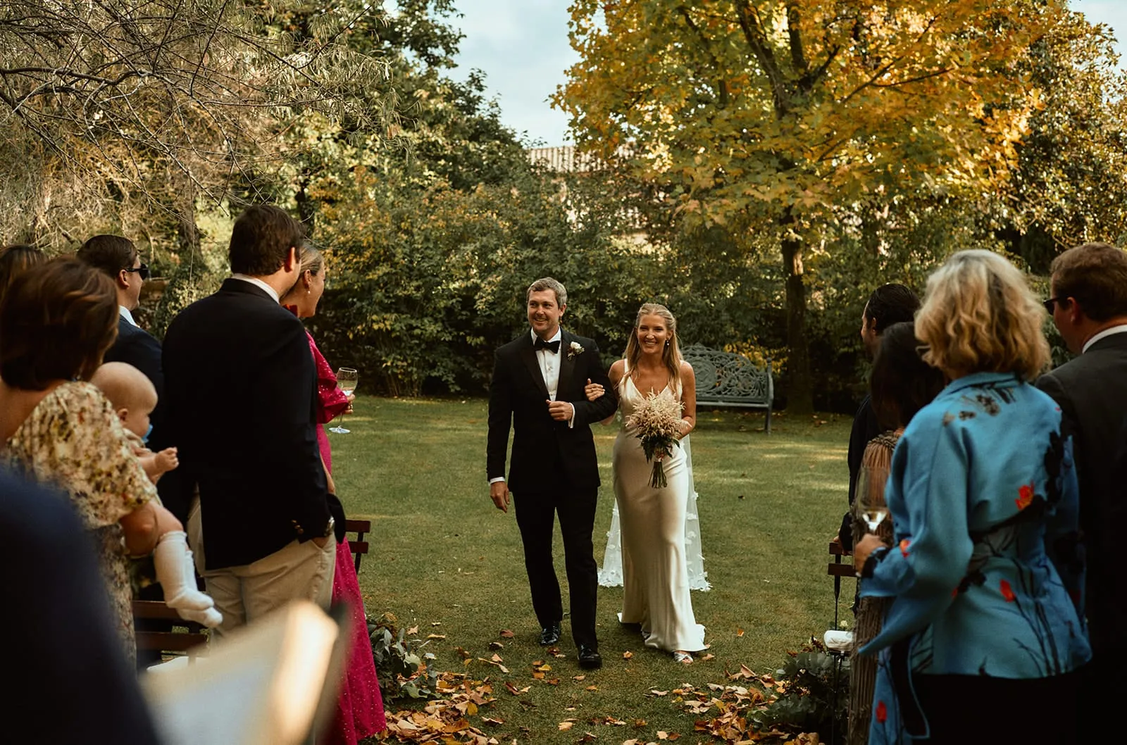 Wedding Ceremony - Autumn Wedding Ceremony at Villa Cetinale, Siena, Tuscany