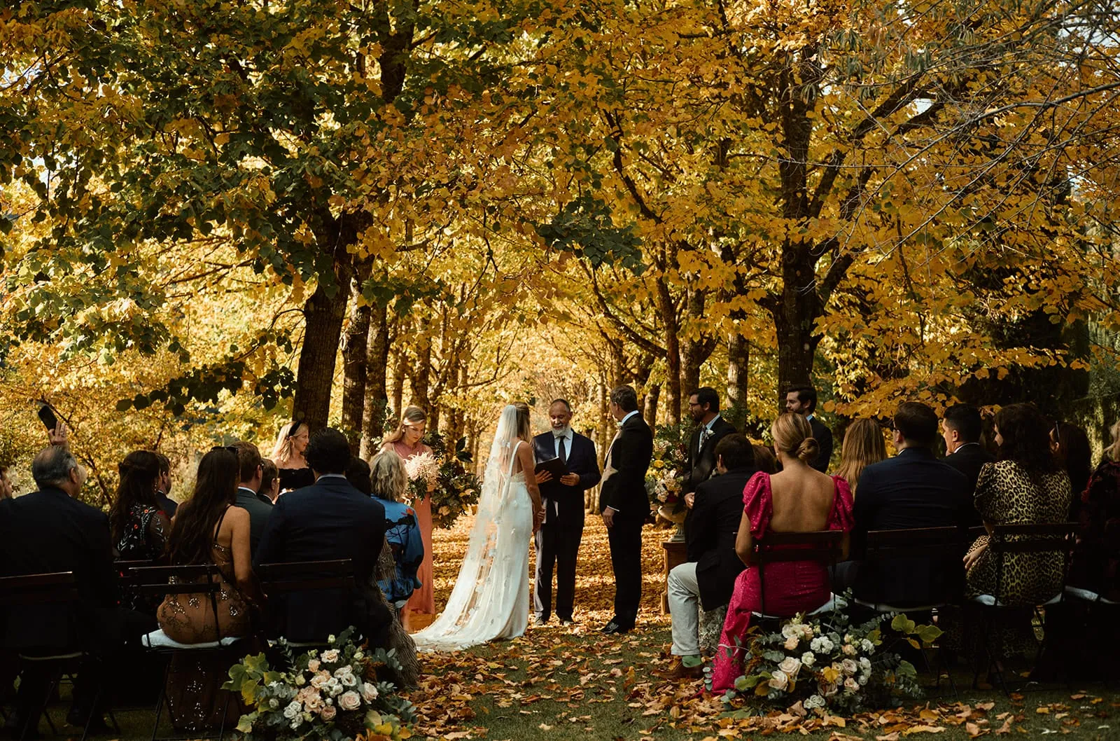 Wedding Ceremony - Autumn Wedding Ceremony at Villa Cetinale, Siena, Tuscany
