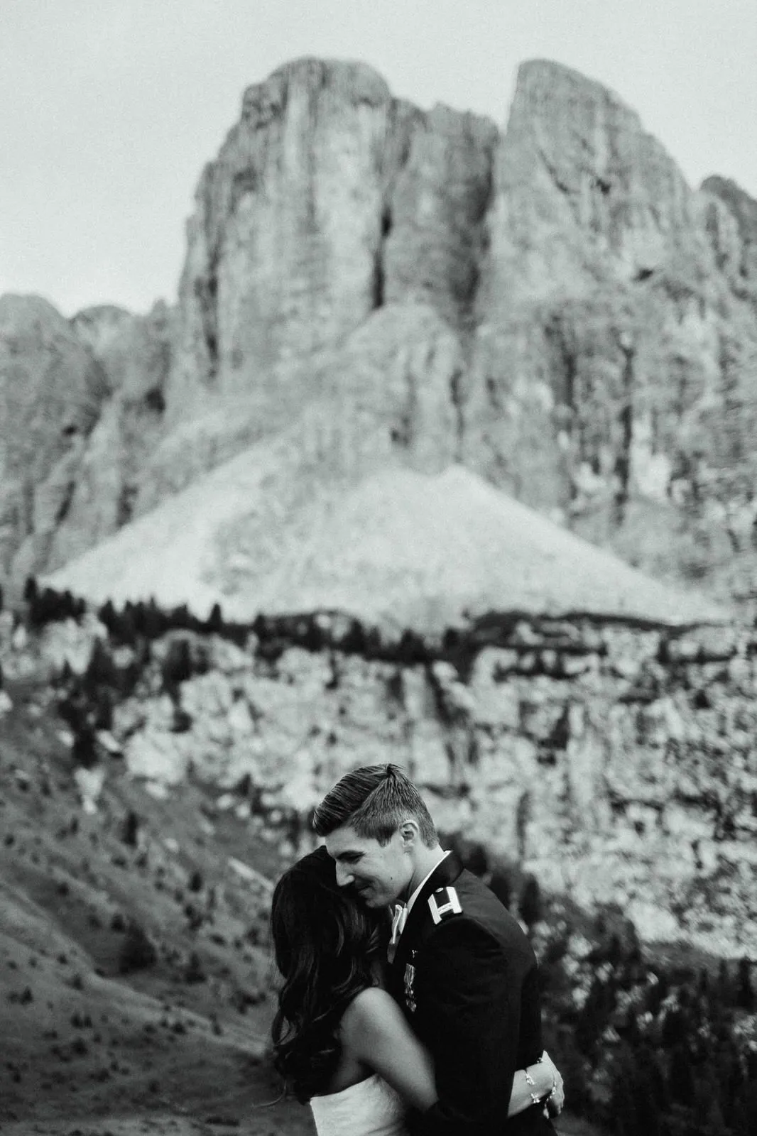 Bride & Groom-Wedding in the Dolomites, Colfosco, Italy - Italian Apls