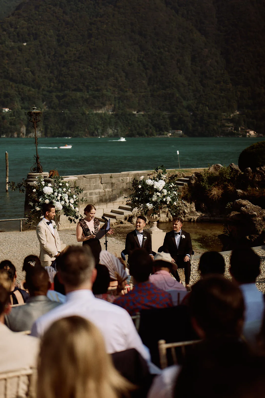 Ceremony - Same Sex Wedding in Como Lake