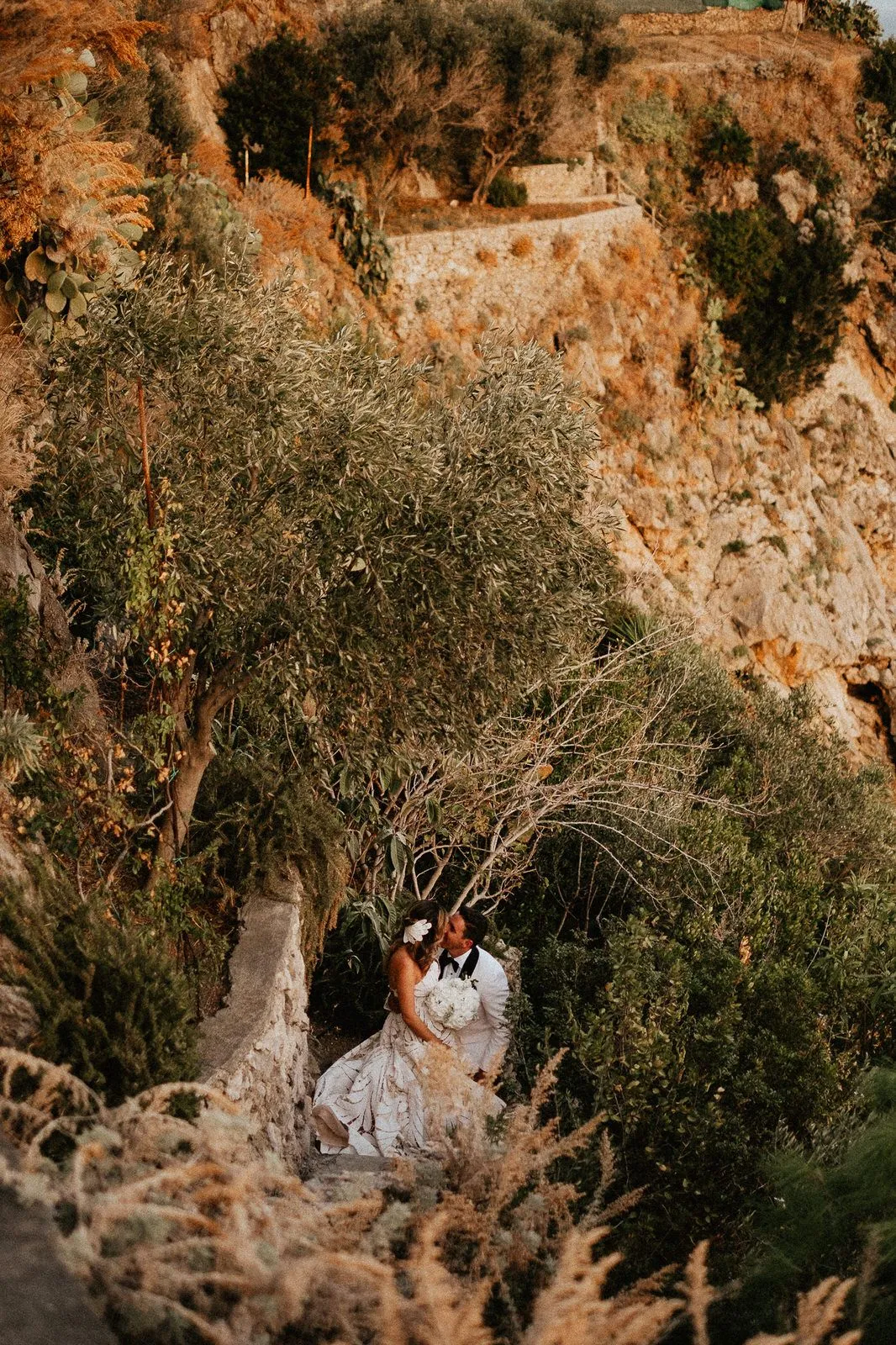 Portrait in Amalfi Coast-Romantic Wedding in Praiano, Amalfi Coast