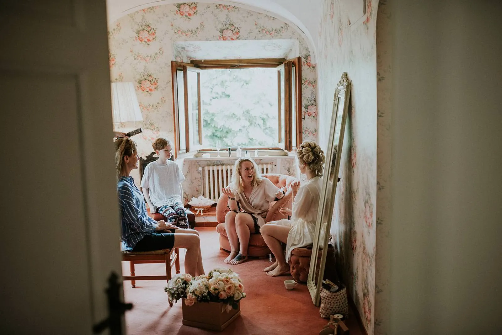 Bride getting ready - Wedding Getting Ready in Volterra