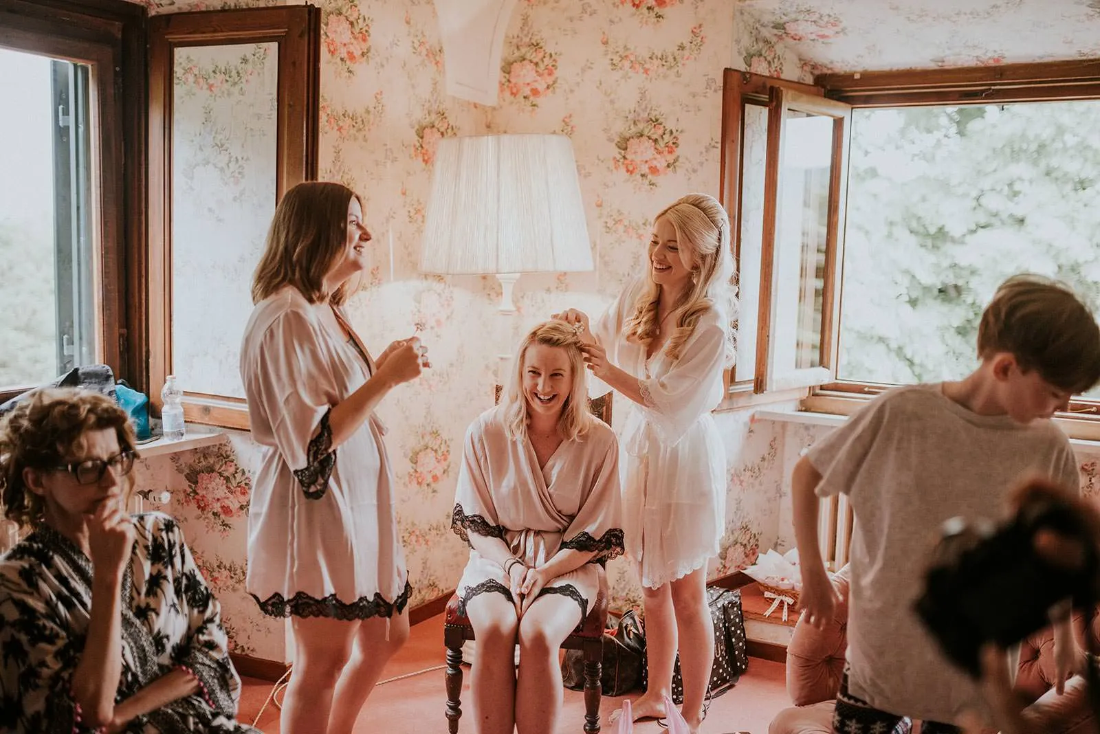 Bride getting ready - Wedding Getting Ready in Volterra
