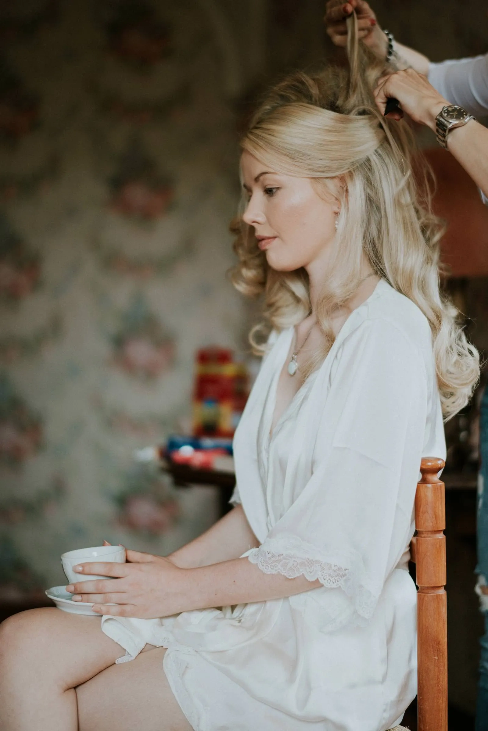Bride getting ready - Wedding Getting Ready in Volterra
