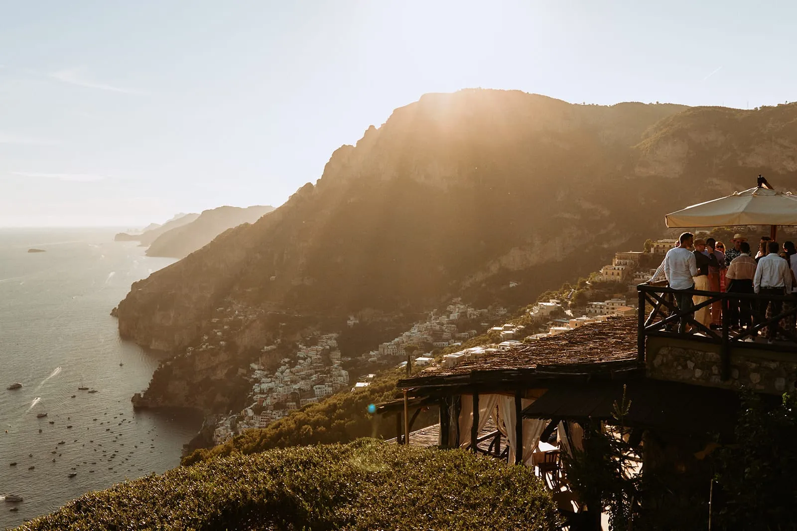 Positano view-Same Sex Wedding in Amalfi Coast