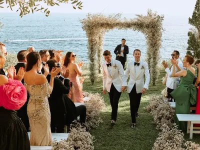 An Amalfi Coast Affair: Cliff and Leszek's Fashion-Forward Wedding Charm