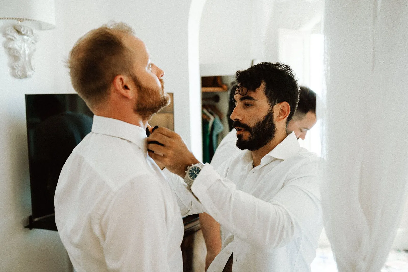 Getting Ready - Amalfi Coast Wedding at Santa Caterina Hotel