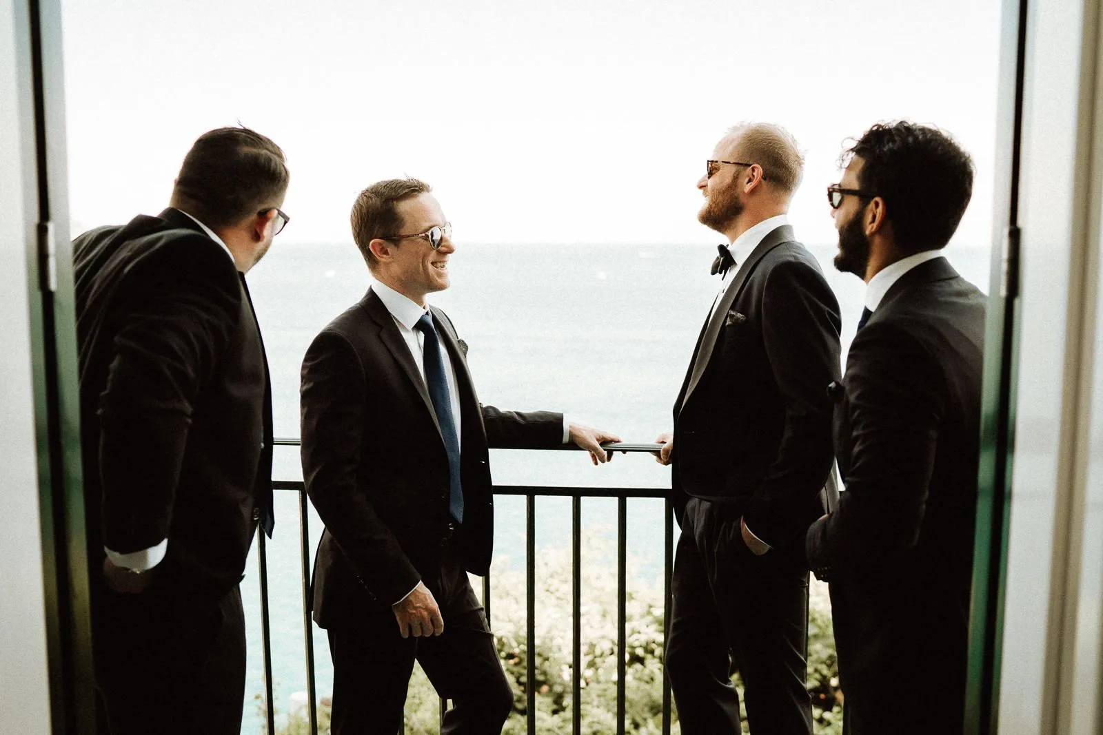 Getting Ready Groom - Amalfi Coast Wedding at Santa Caterina Hotel