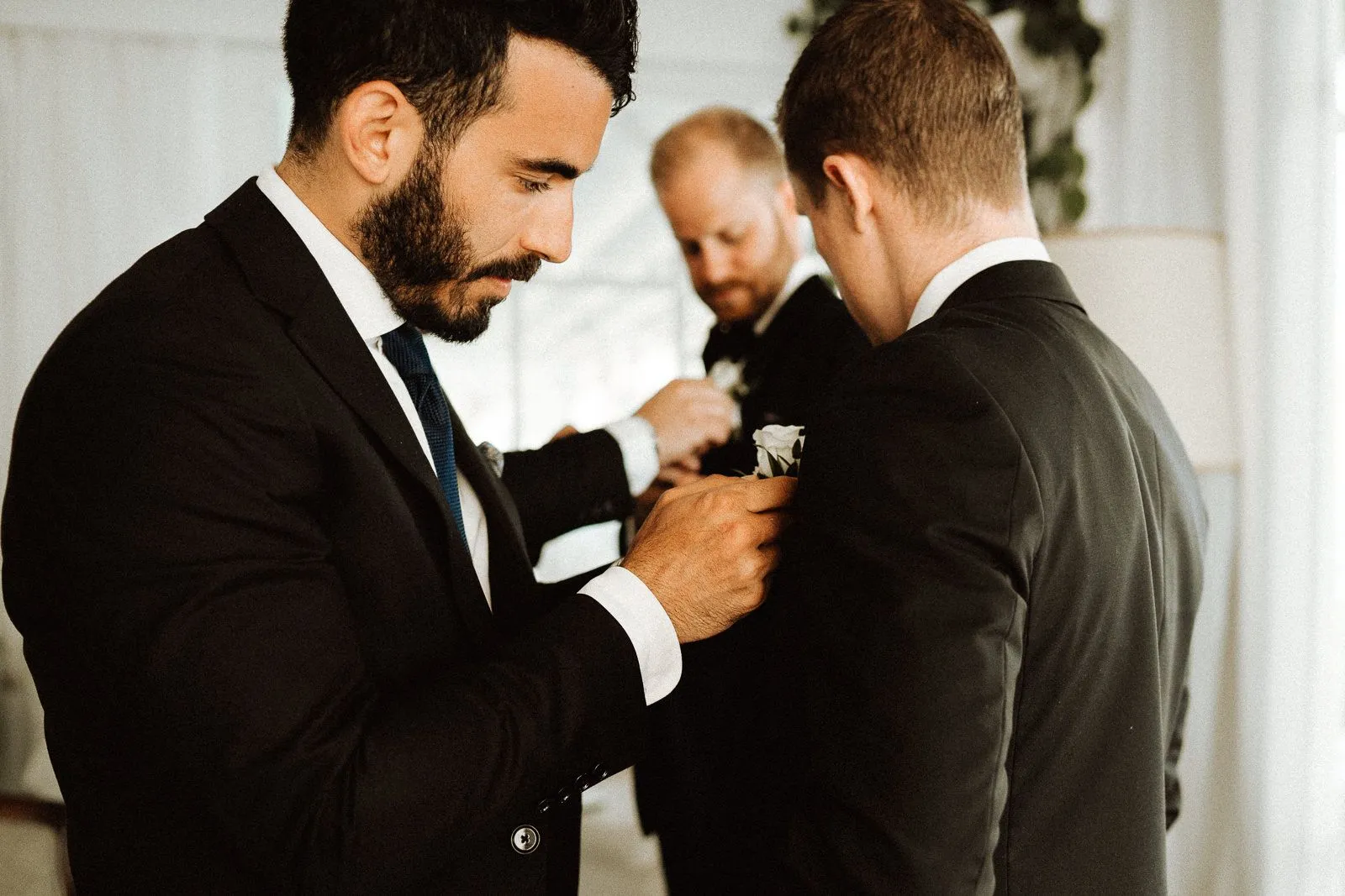 Getting Ready Groom - Amalfi Coast Wedding at Santa Caterina Hotel