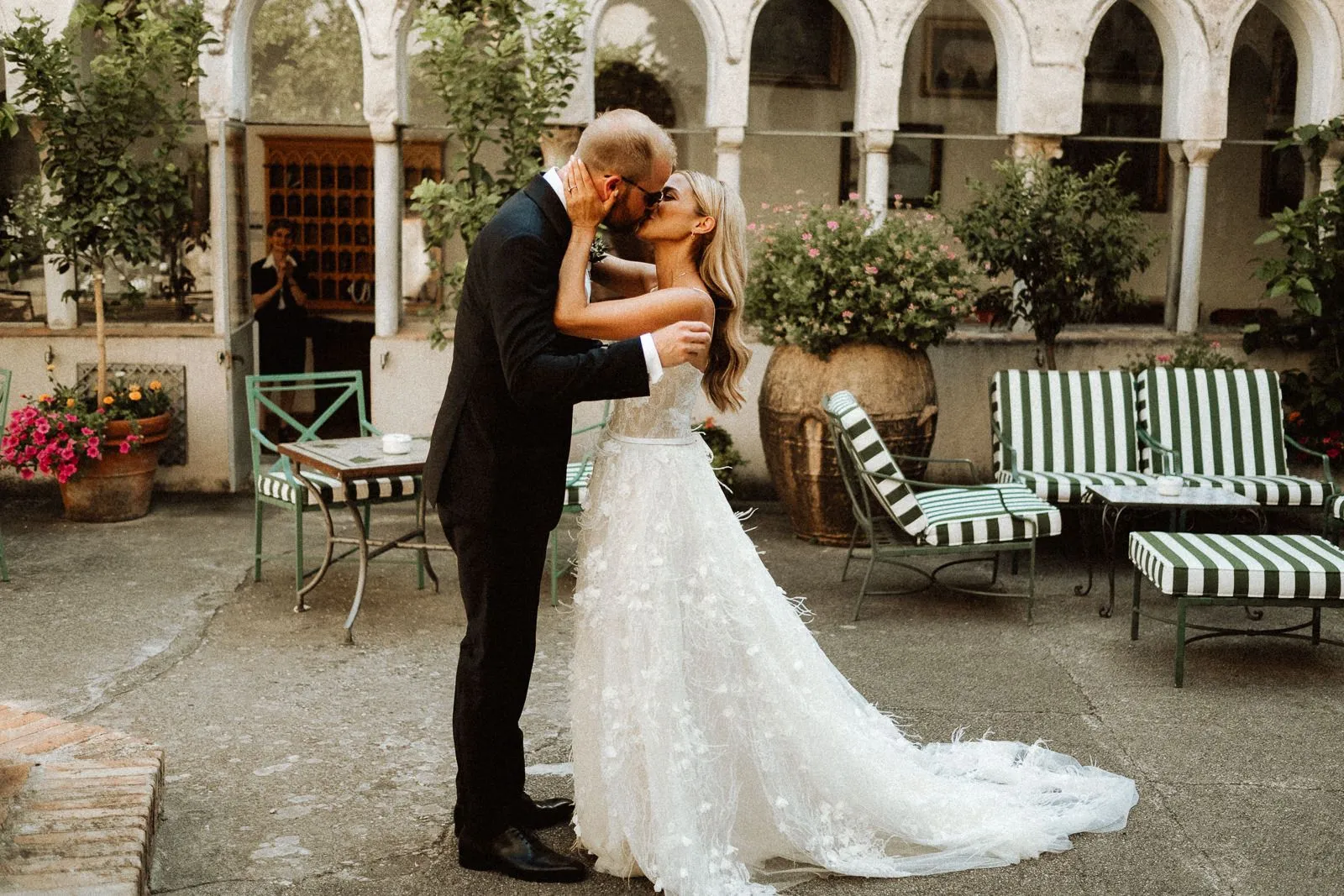 First Look - Amalfi Coast Wedding at Santa Caterina Hotel