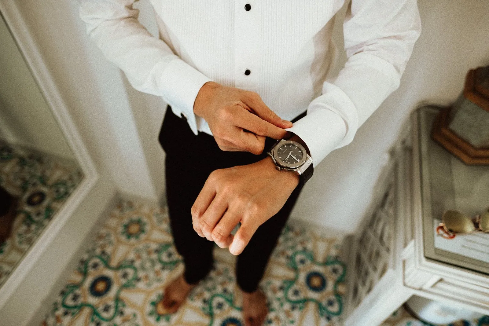 Getting ready groom - Wedding in Capri