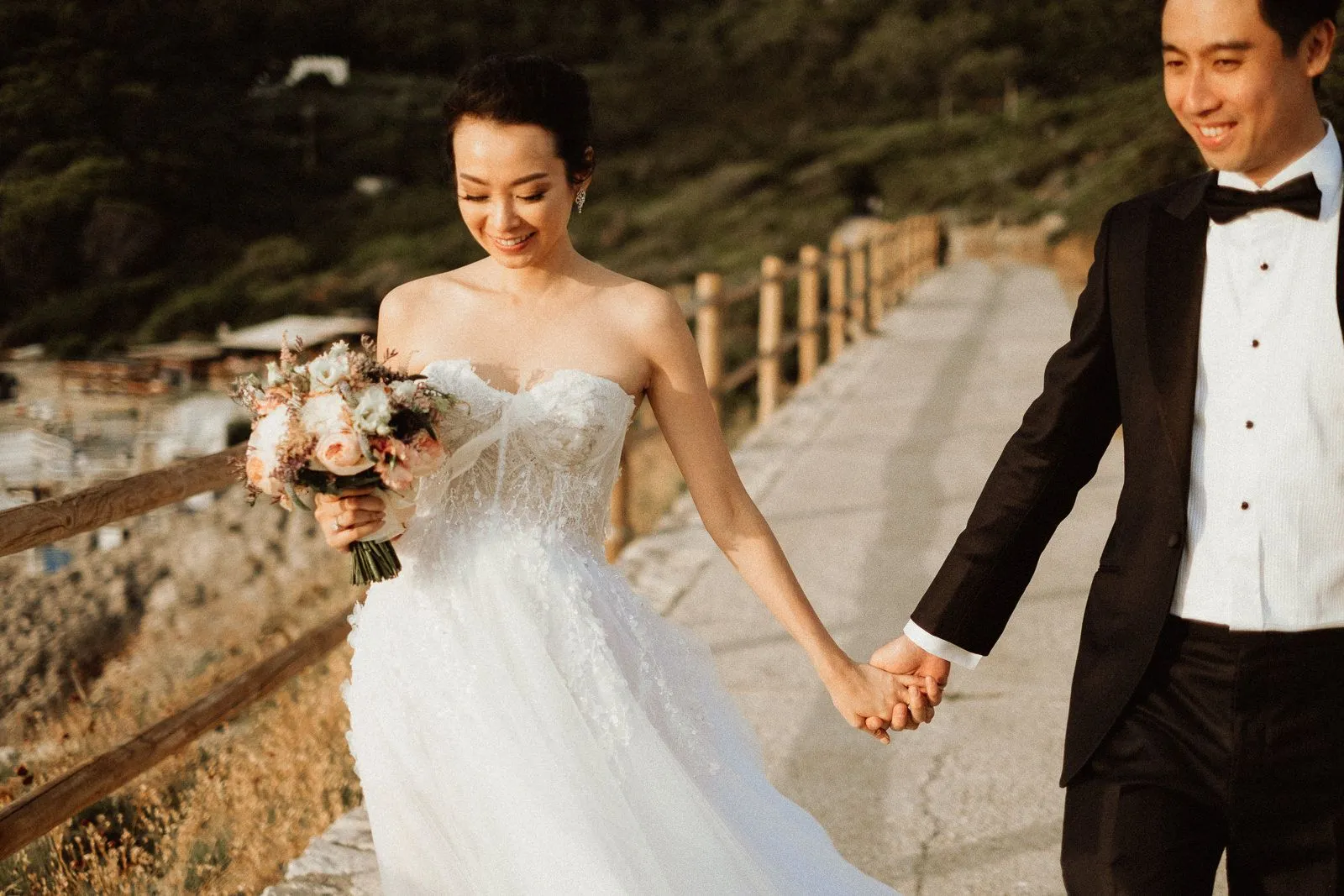 Newlyweds portraits in Capri - Wedding in Capri