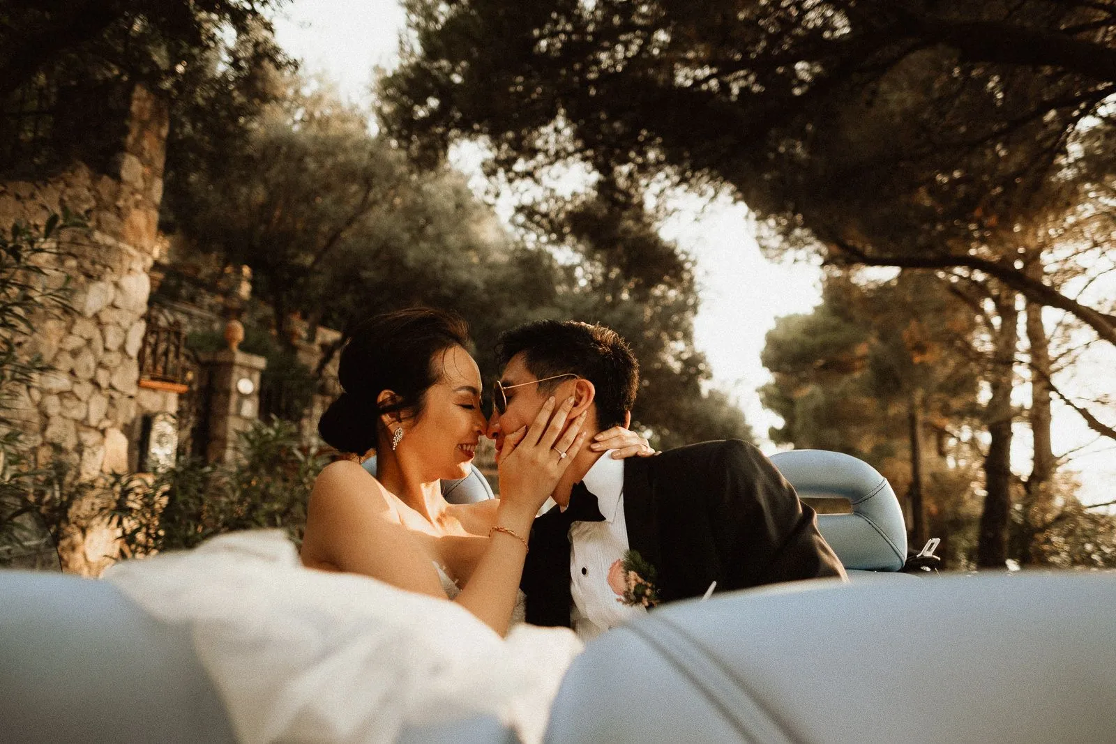 Newlyweds portraits in Capri - Wedding in Capri