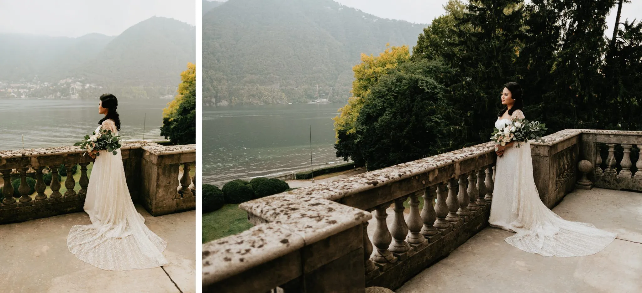 Portraits - Como Lake Wedding Great Gatsby Inspired