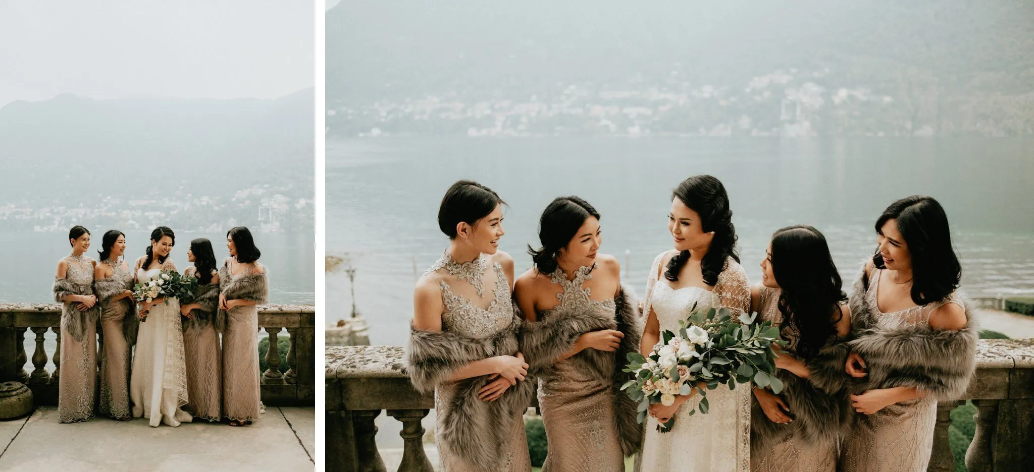 Portraits - Como Lake Wedding Great Gatsby Inspired