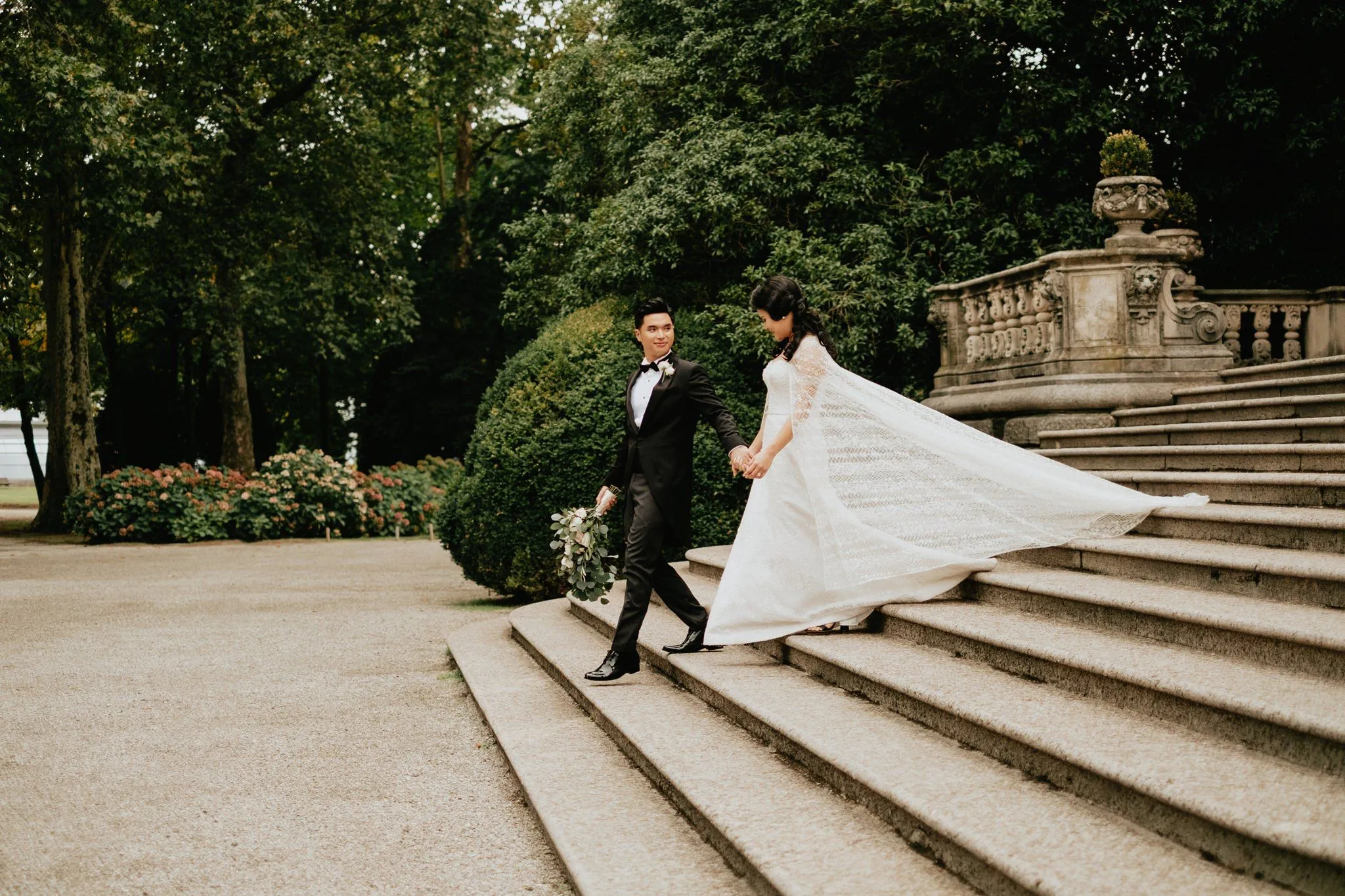 Portraits - Como Lake Wedding Great Gatsby Inspired