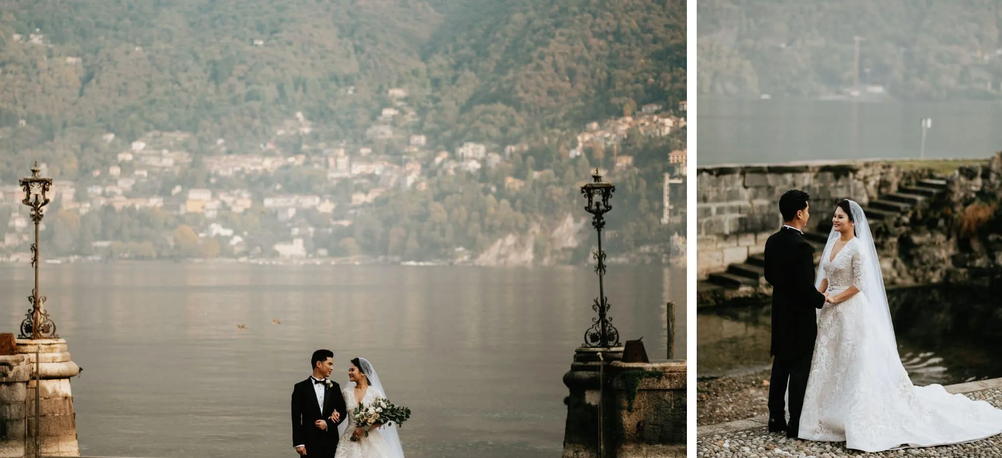 Portraits - Como Lake Wedding Great Gatsby Inspired