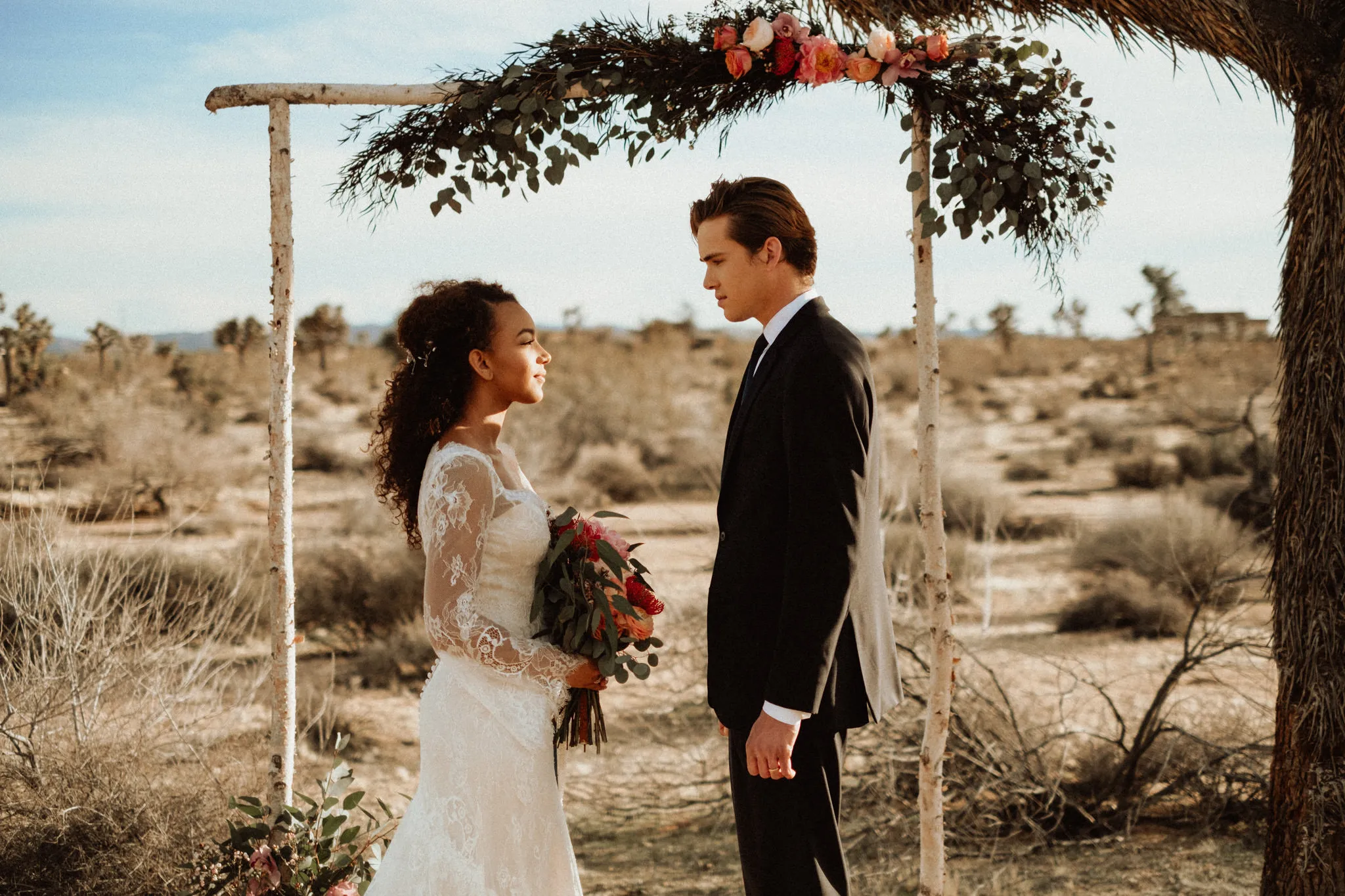 Ceremony - Joshua Tree Elopement Getting Ready