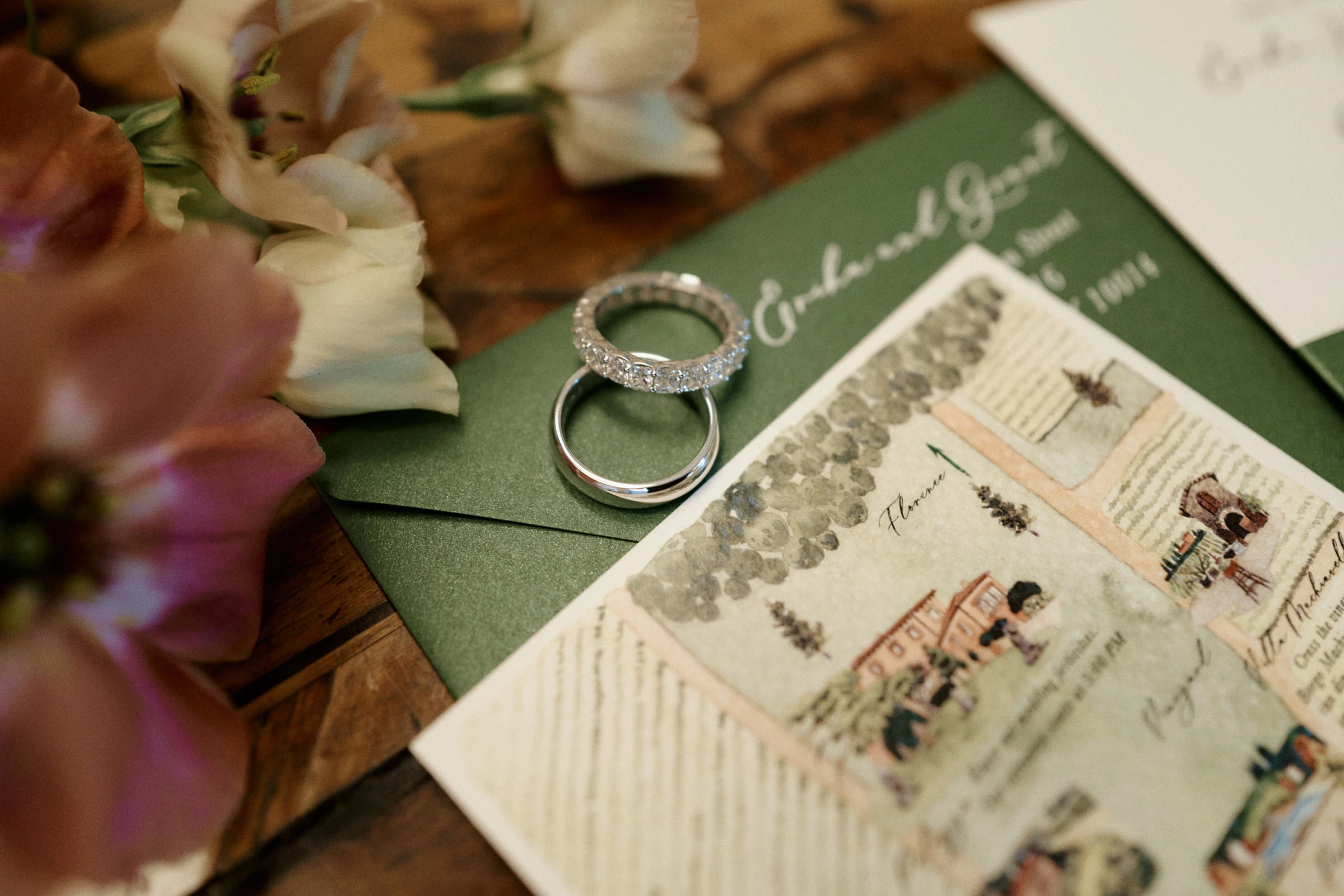 Getting Ready - Wedding Details at Villa Mangiacane in Florence