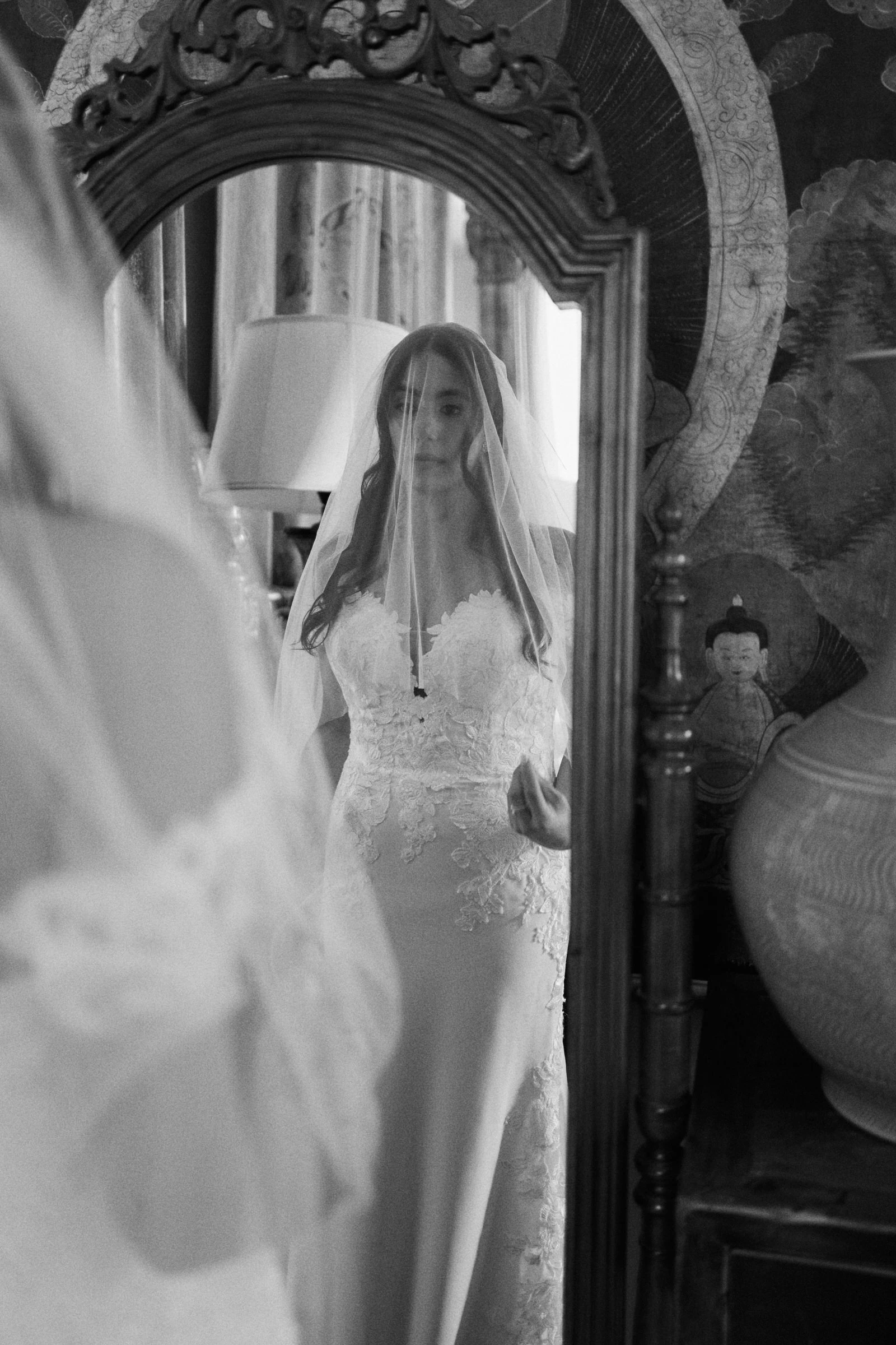 Getting Ready - Bride Getting Ready at Villa Mangiacane in Florence