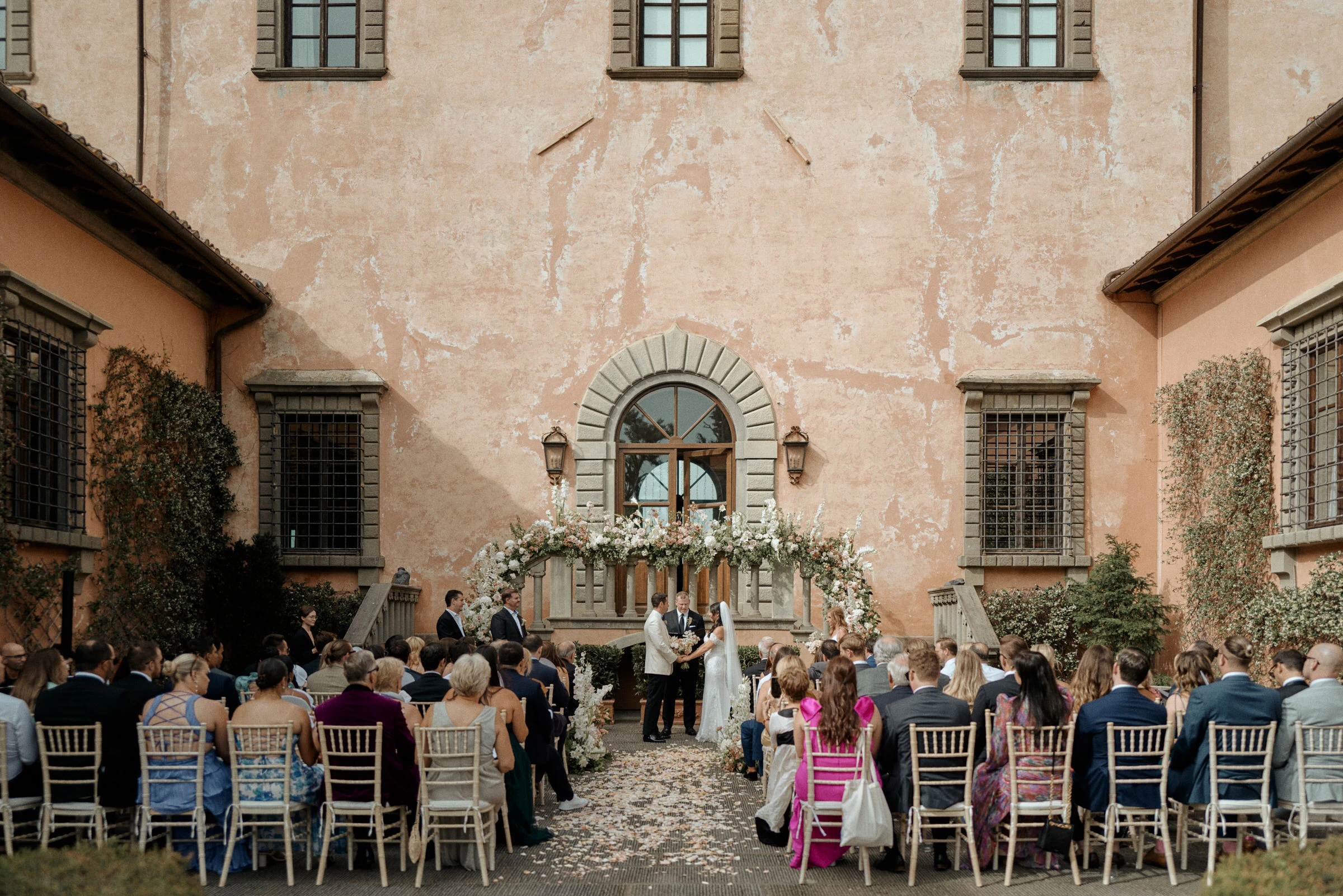 Wedding Ceremony-Wedding at Villa Mangiacane in Florence