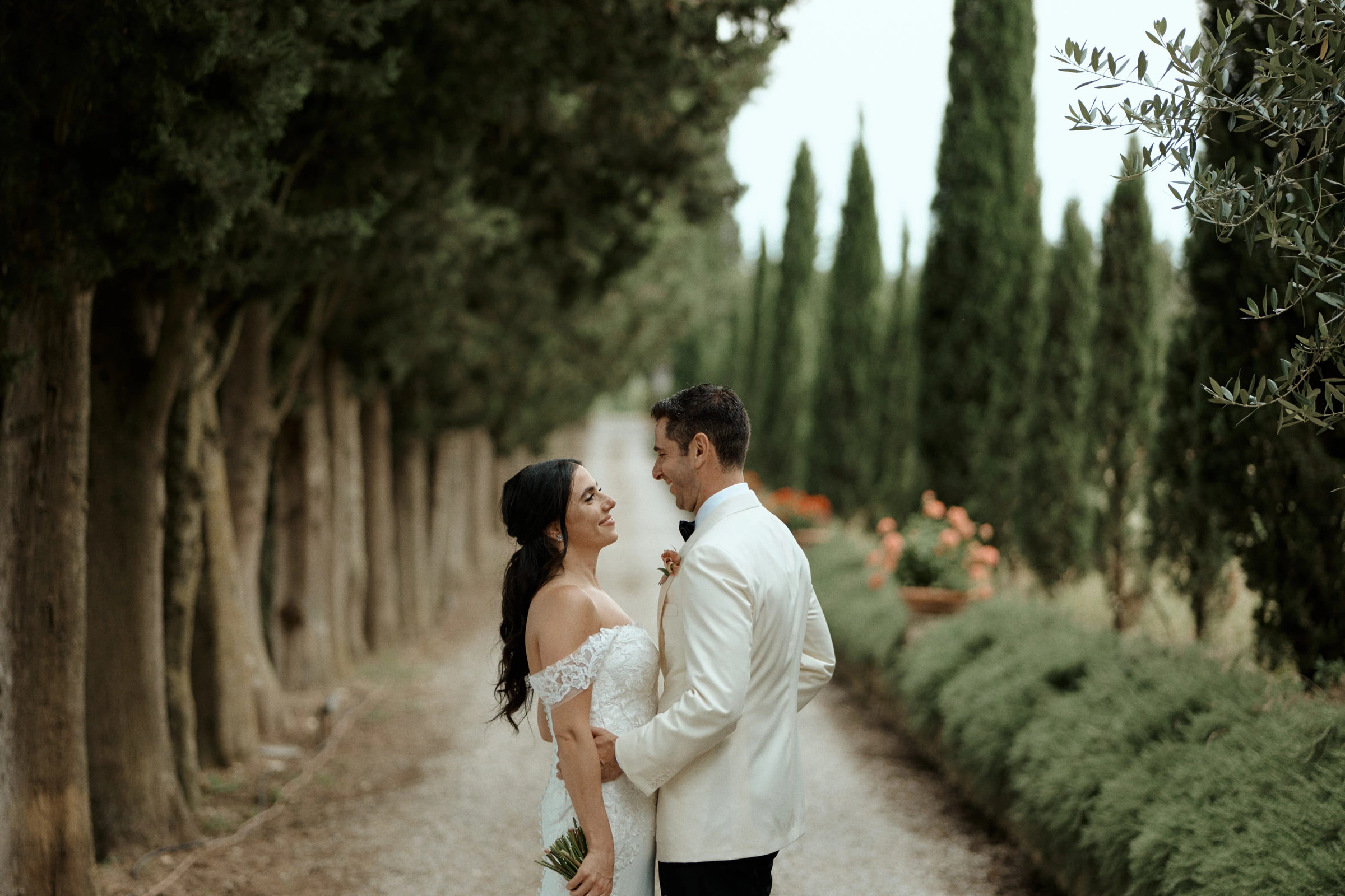 Portraits - Wedding Portraits at Villa Mangiacanein Florence