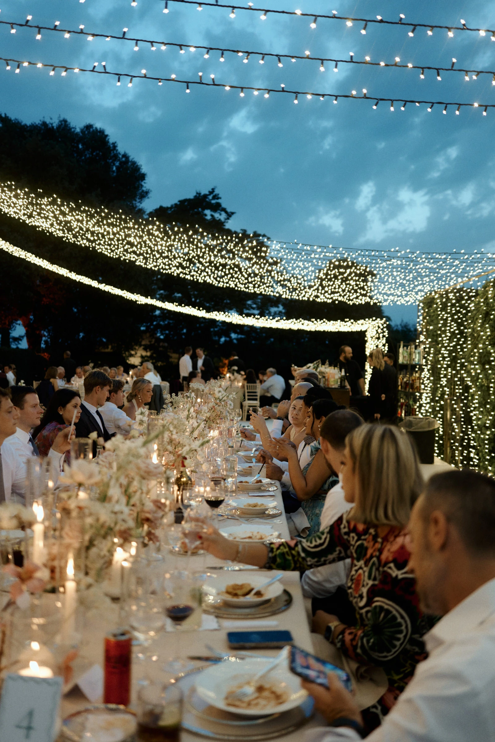 Wedding Dinner at Villa Mangiacane in Florence