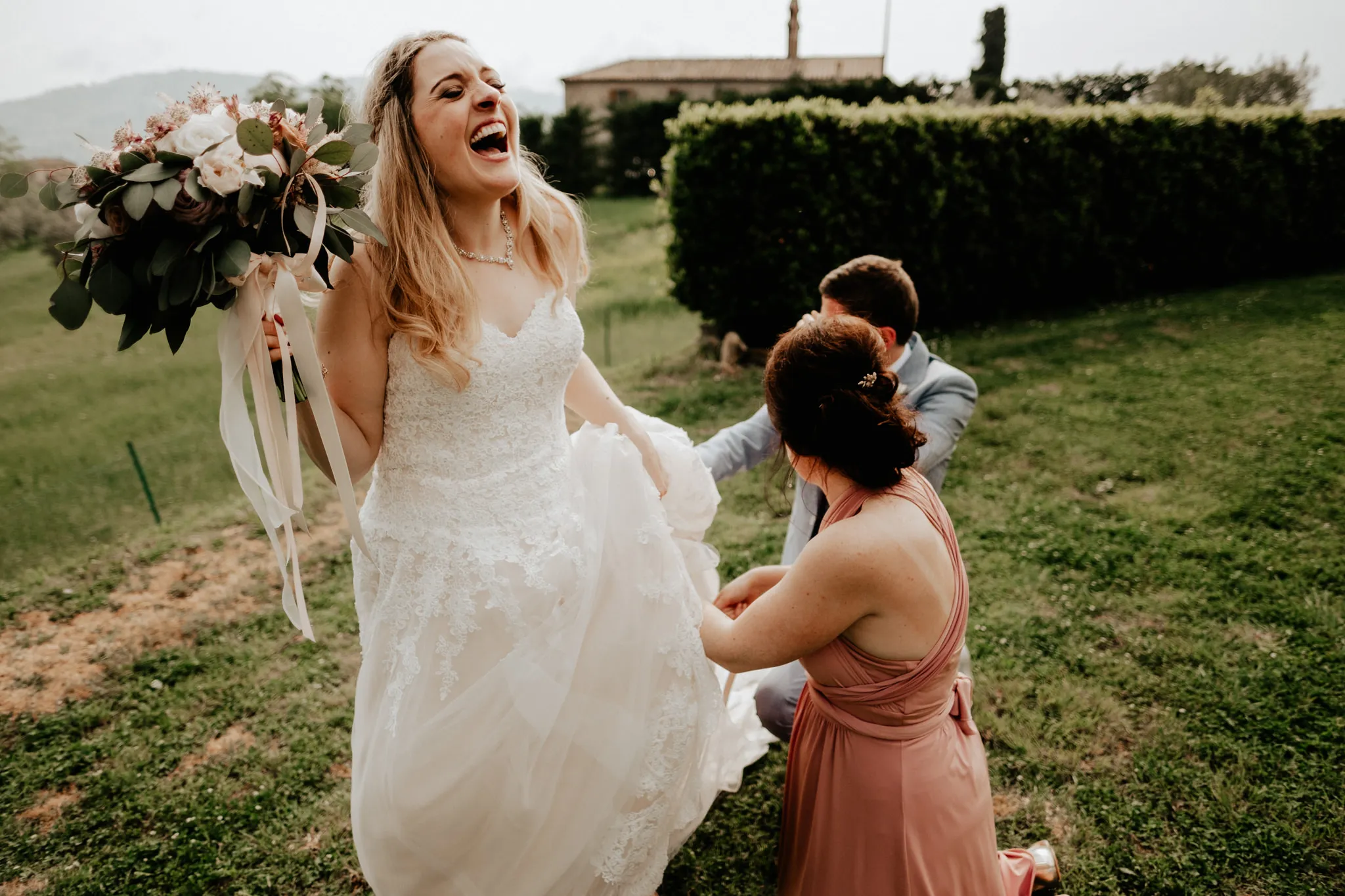 Wedding in Volterra, Tuscany Villa  - Portraits