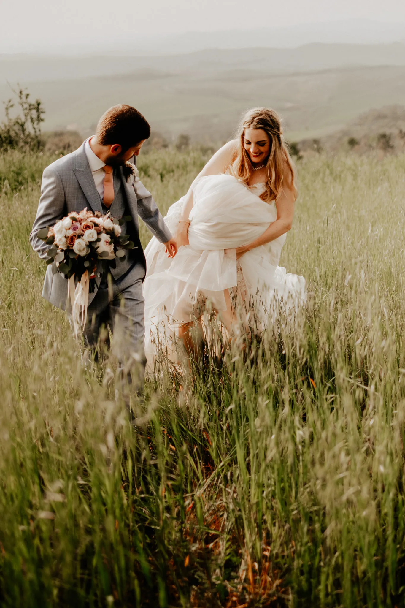 Wedding in Volterra, Tuscany Villa  - Portraits