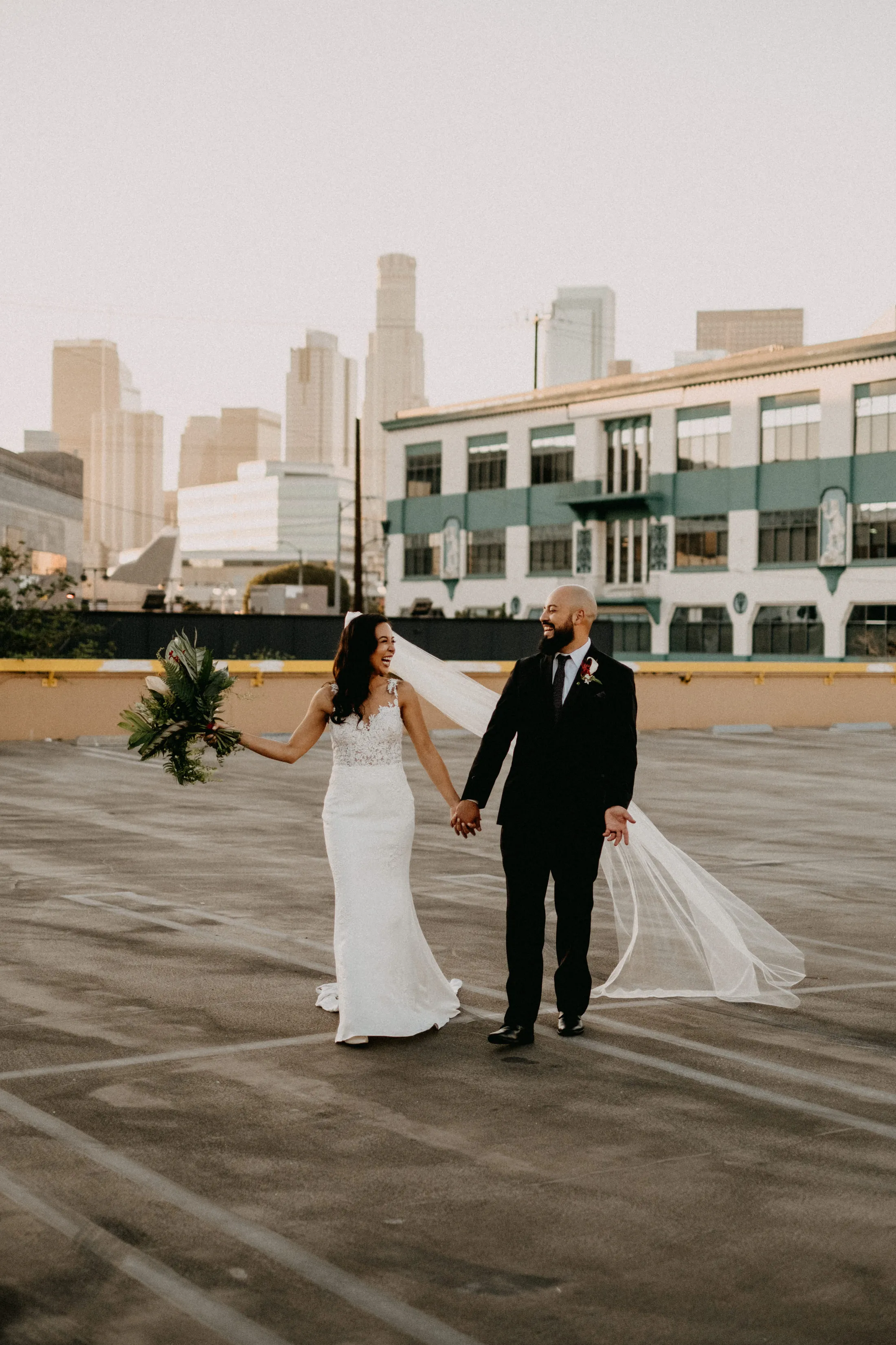 Portraits - Bride & Groom in Los Angeles