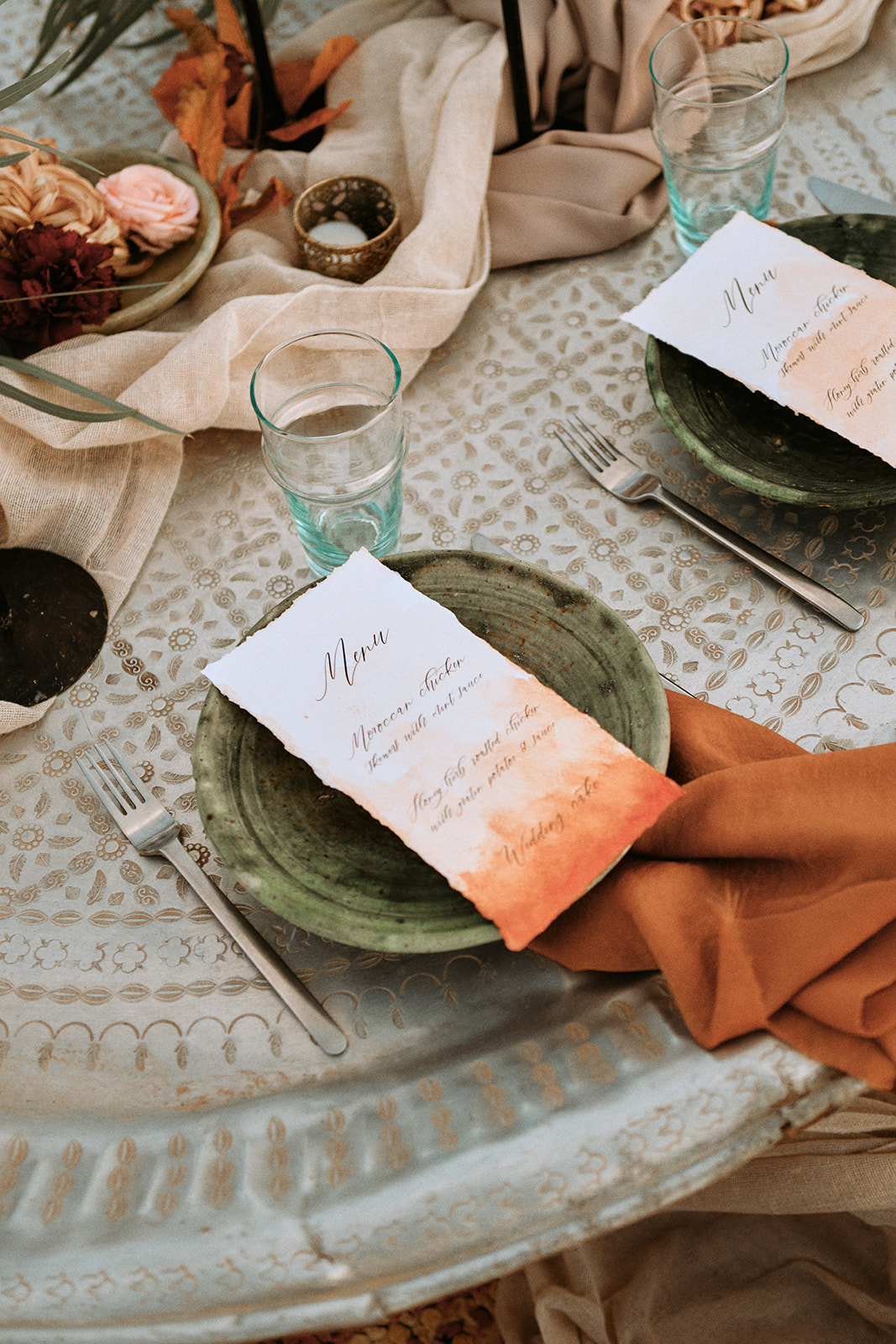 Morocco Wedding table setting - Gallery