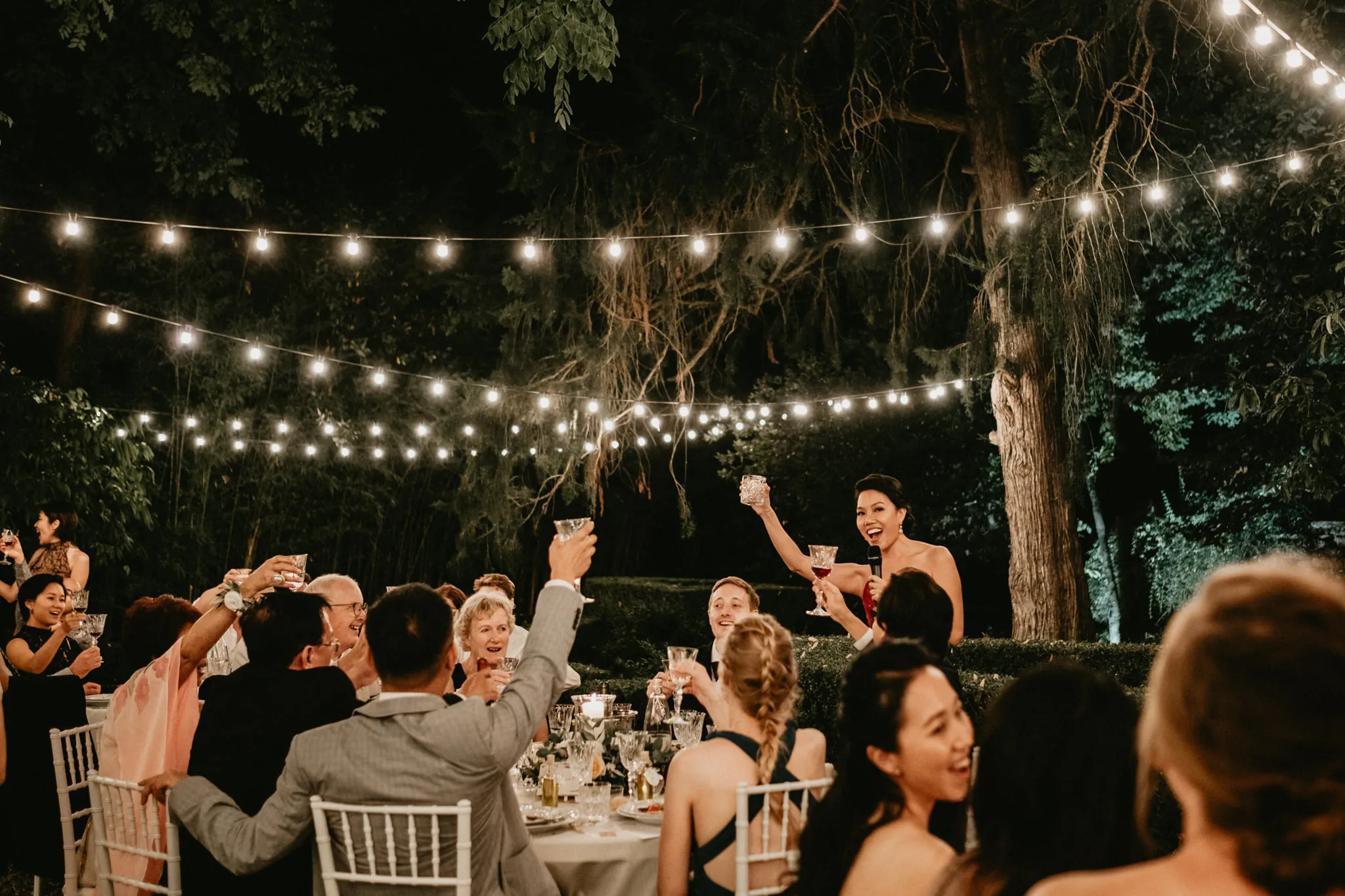 Wedding at Borgo Stomennano, Tuscany - Reception