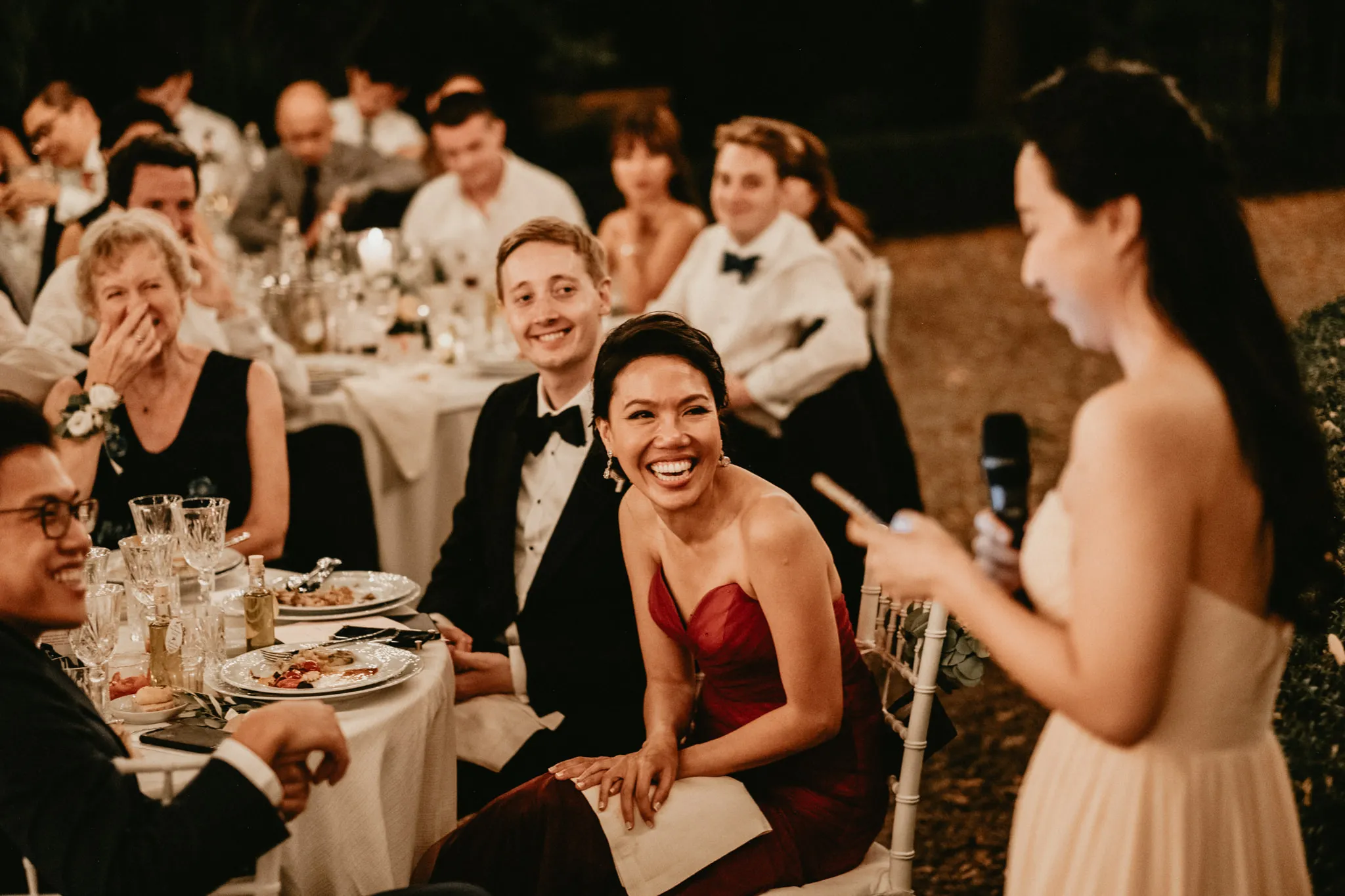 Wedding at Borgo Stomennano, Tuscany - Reception