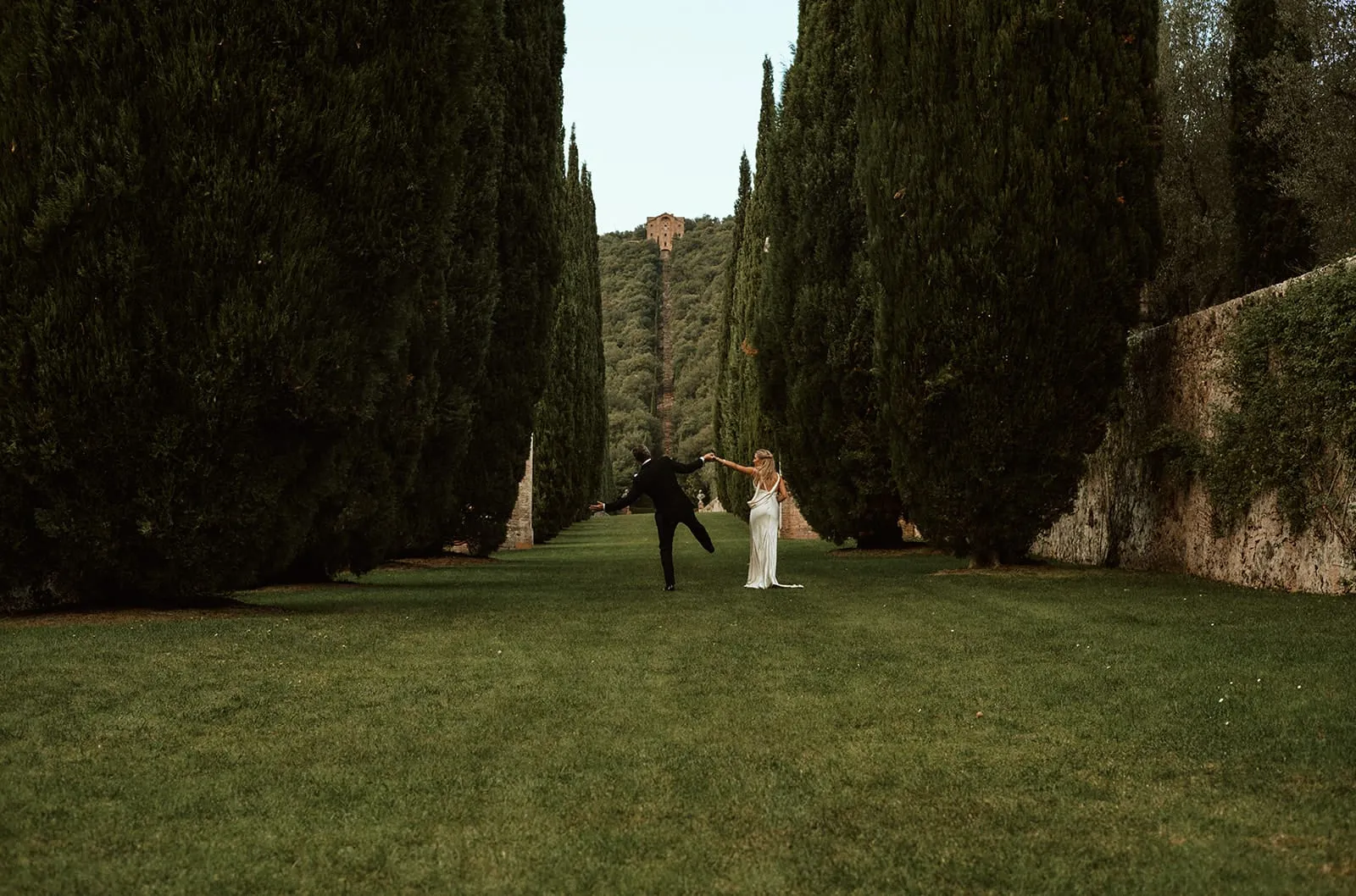 The Couple - Bride & Groom Portraits at Villa Cetinale, Siena, Tuscany