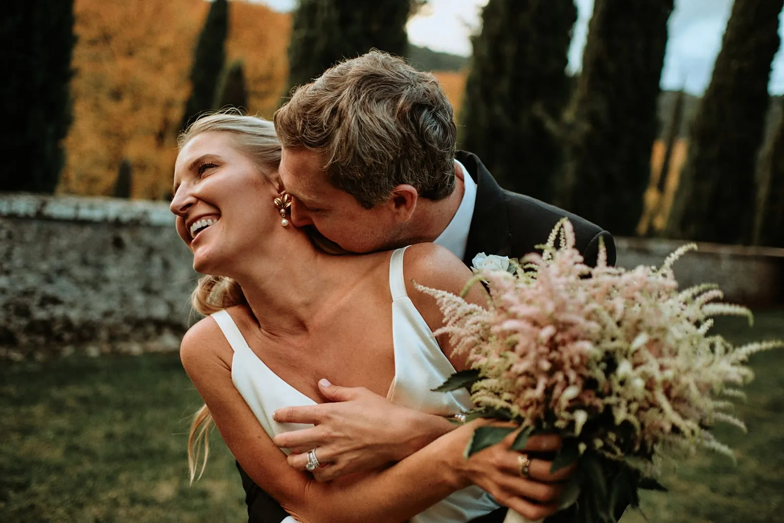 The Couple - Bride & Groom Portraits at Villa Cetinale, Siena, Tuscany