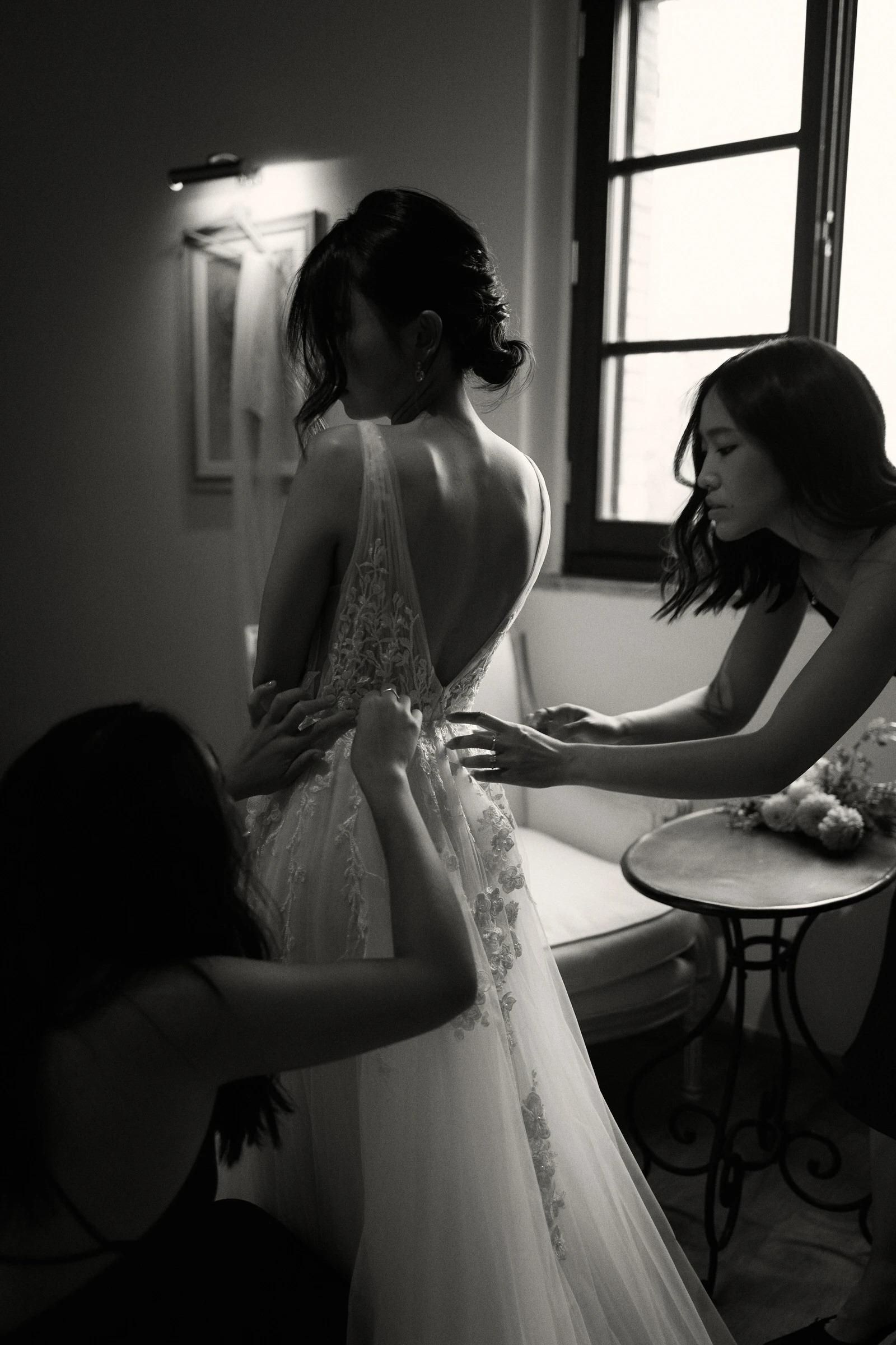 Bride getting ready at Borgo Argiano, Tuscany - Bride Getting Ready