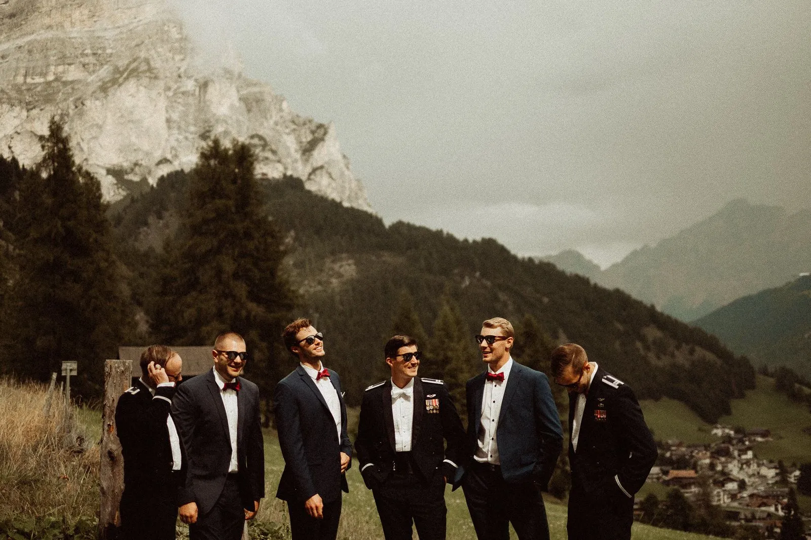 Groom portraits - Wedding in the Dolomites, Colfosco, Italy - Italian Apls