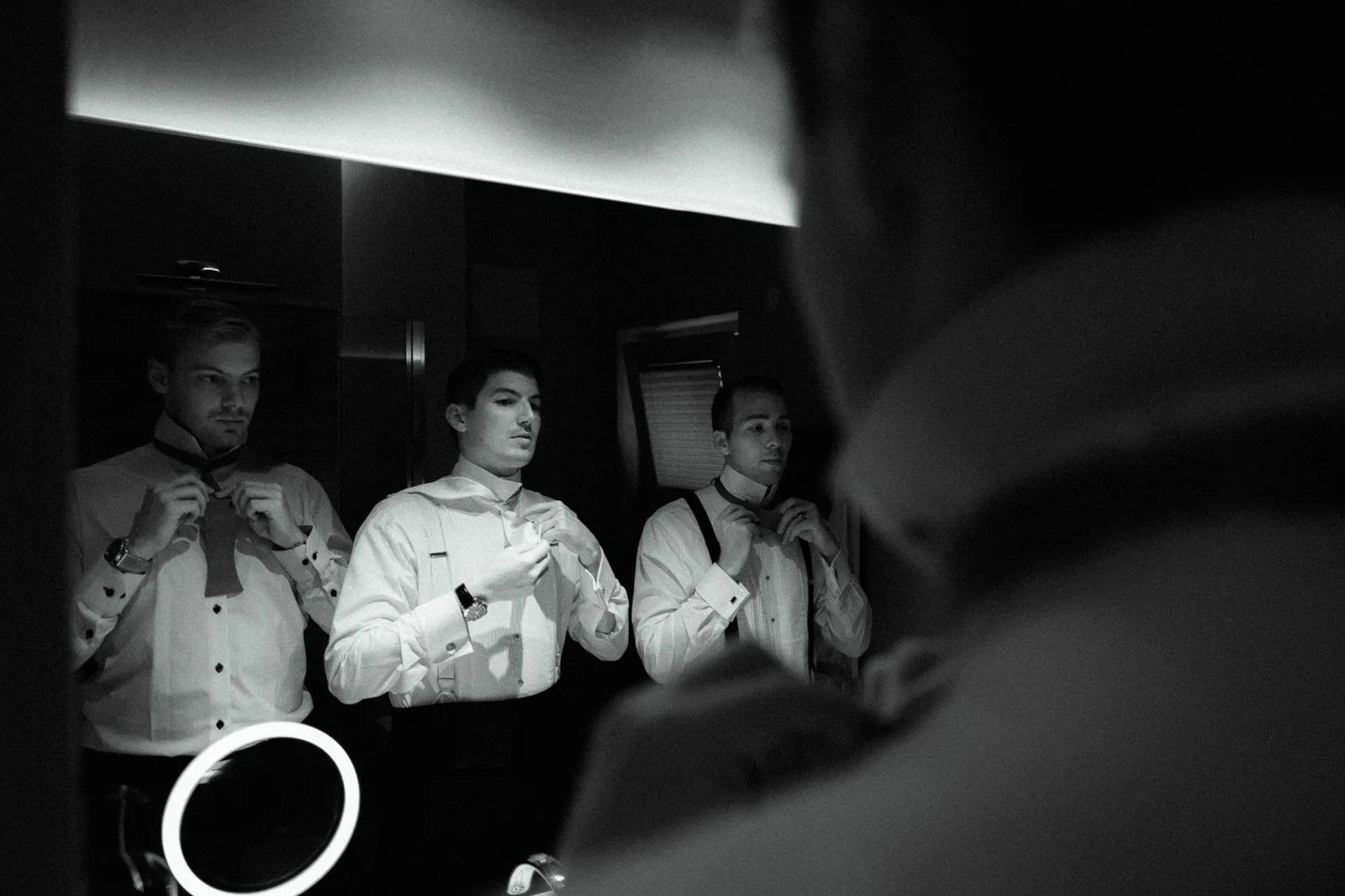 Groom Getting Ready - Wedding in the Dolomites, Colfosco, Italy - Italian Apls