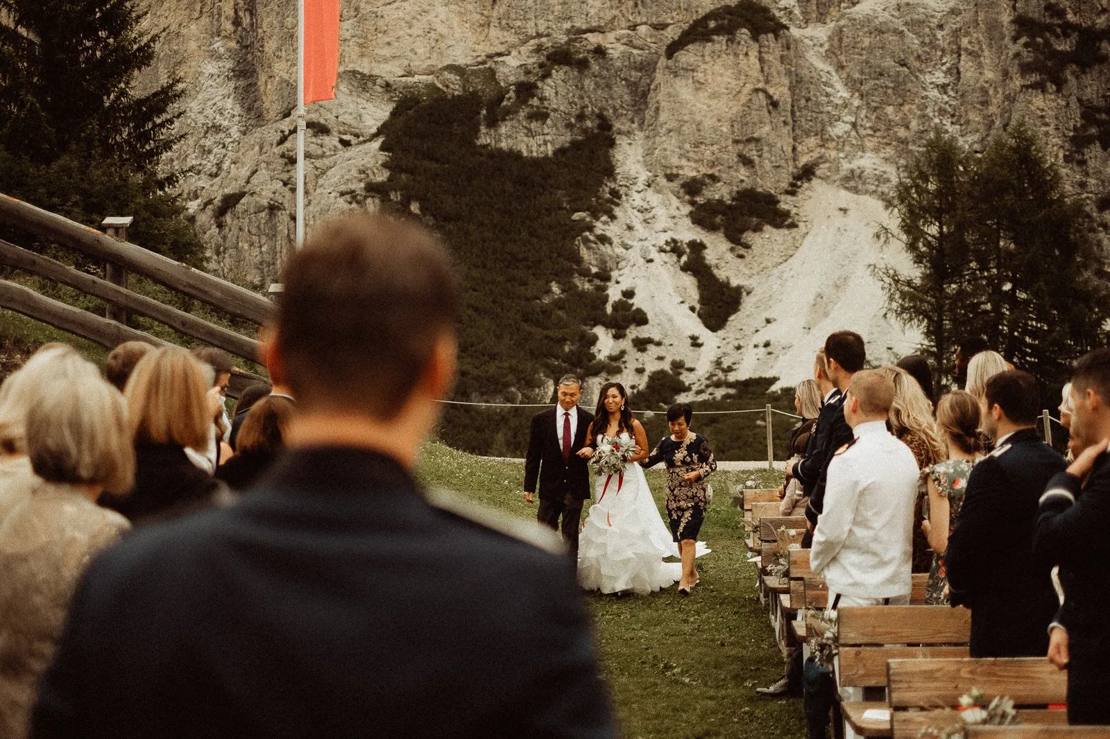 Ceremony Gallery - Wedding in the Dolomites, Colfosco, Italy - Italian Apls