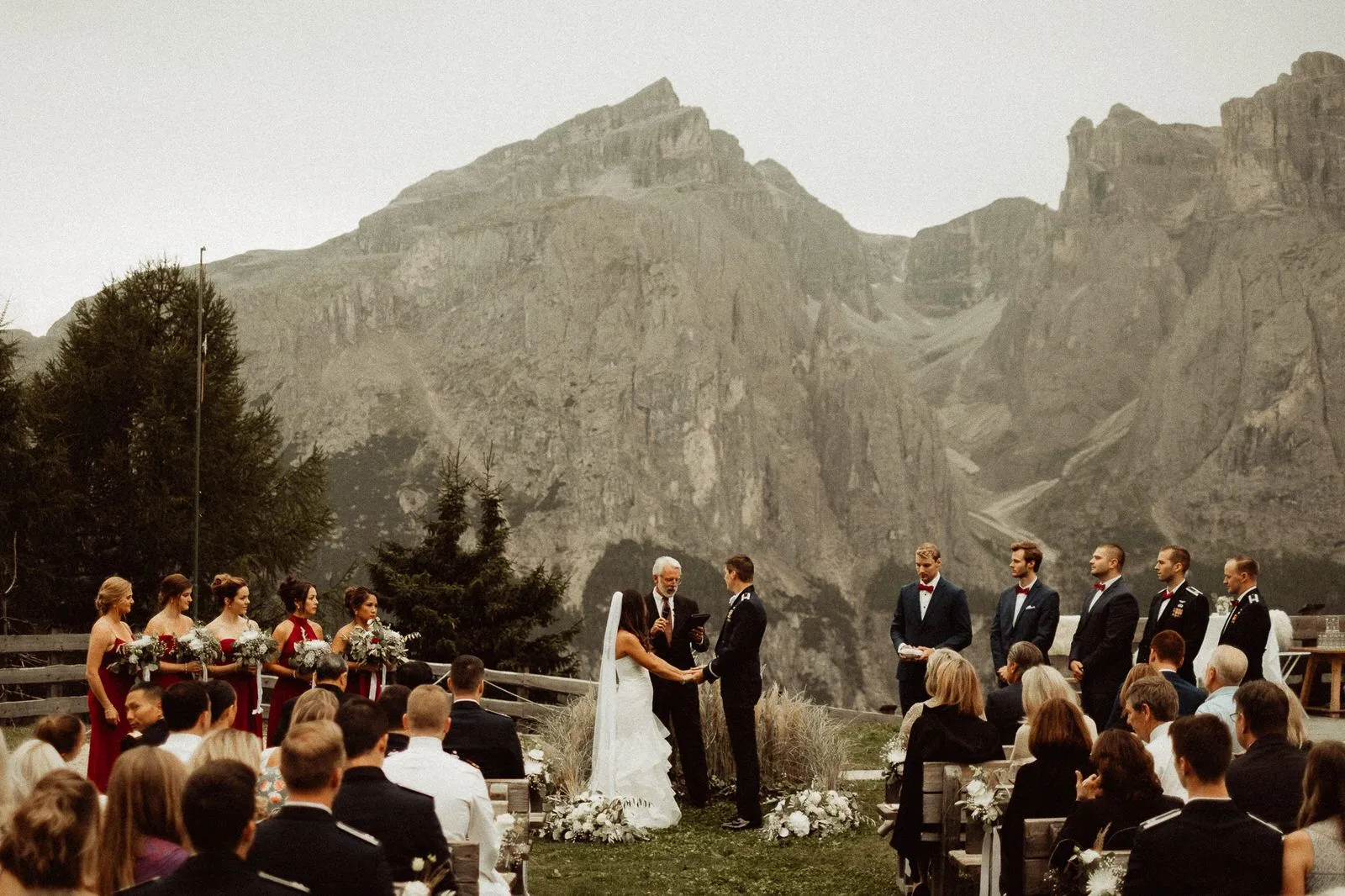 Ceremony Gallery - Wedding in the Dolomites, Colfosco, Italy - Italian Apls