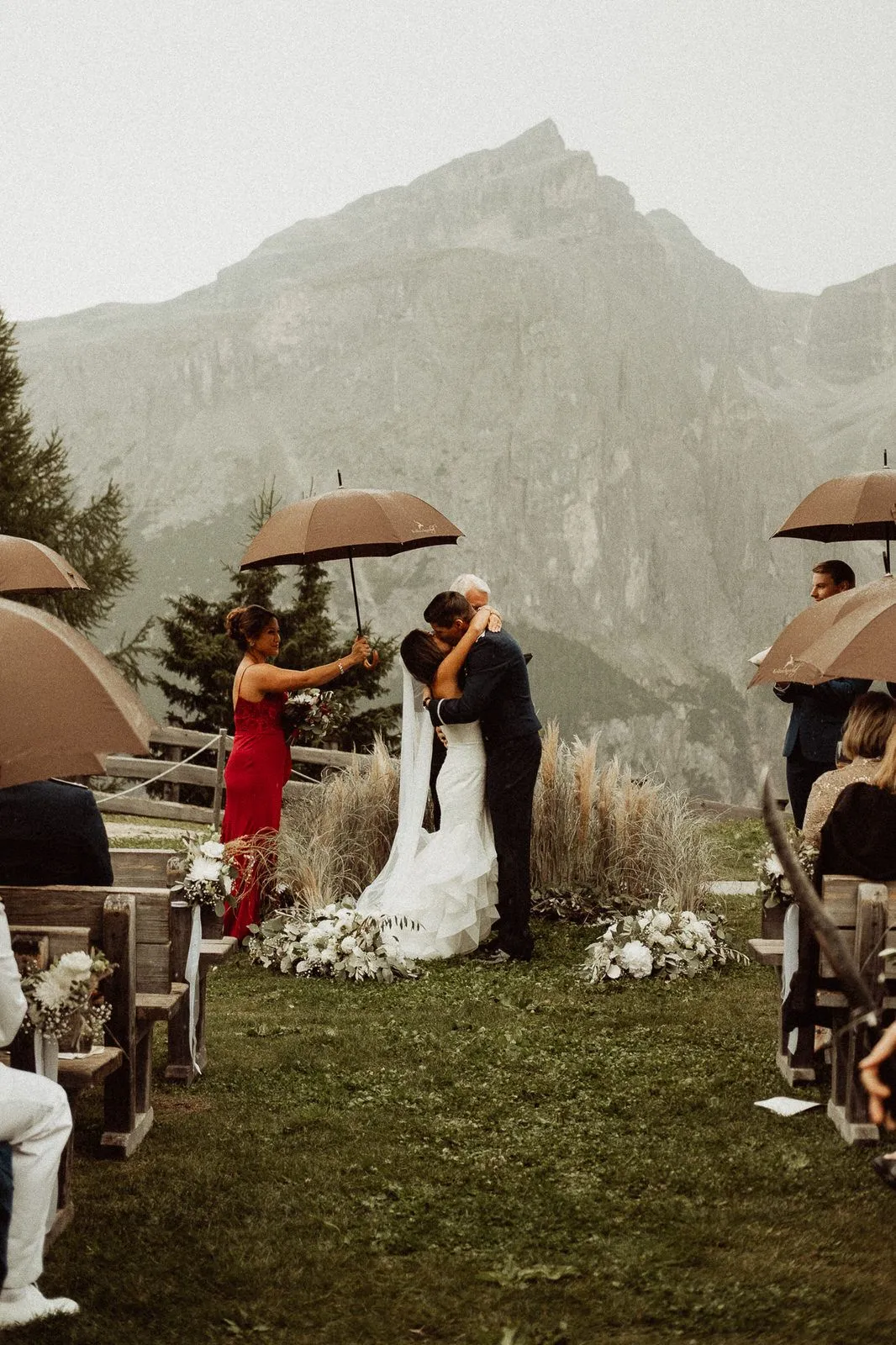 Ceremony Gallery - Wedding in the Dolomites, Colfosco, Italy - Italian Apls