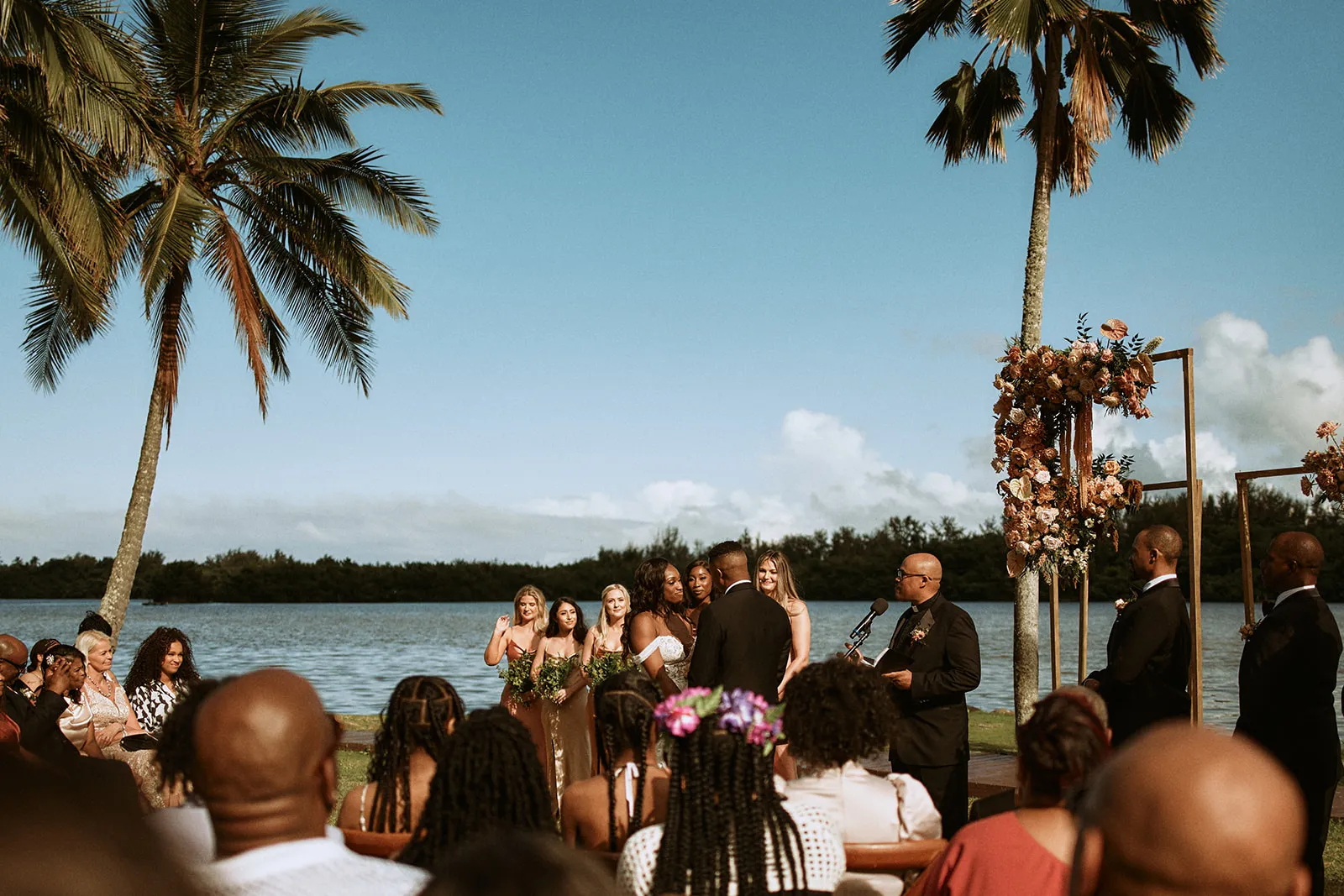 Ceremony - Wedding at Kualoa Ranch in Honolulu, Hawaii